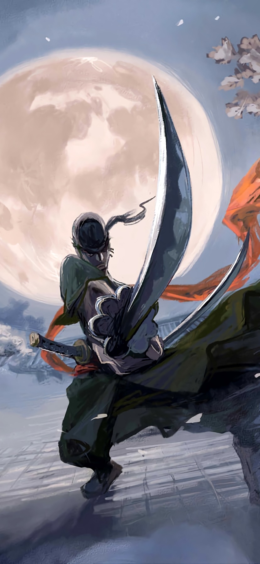 Anime One Piece, Roronoa Zoro, 828x1792, Phone HD Wallpaper