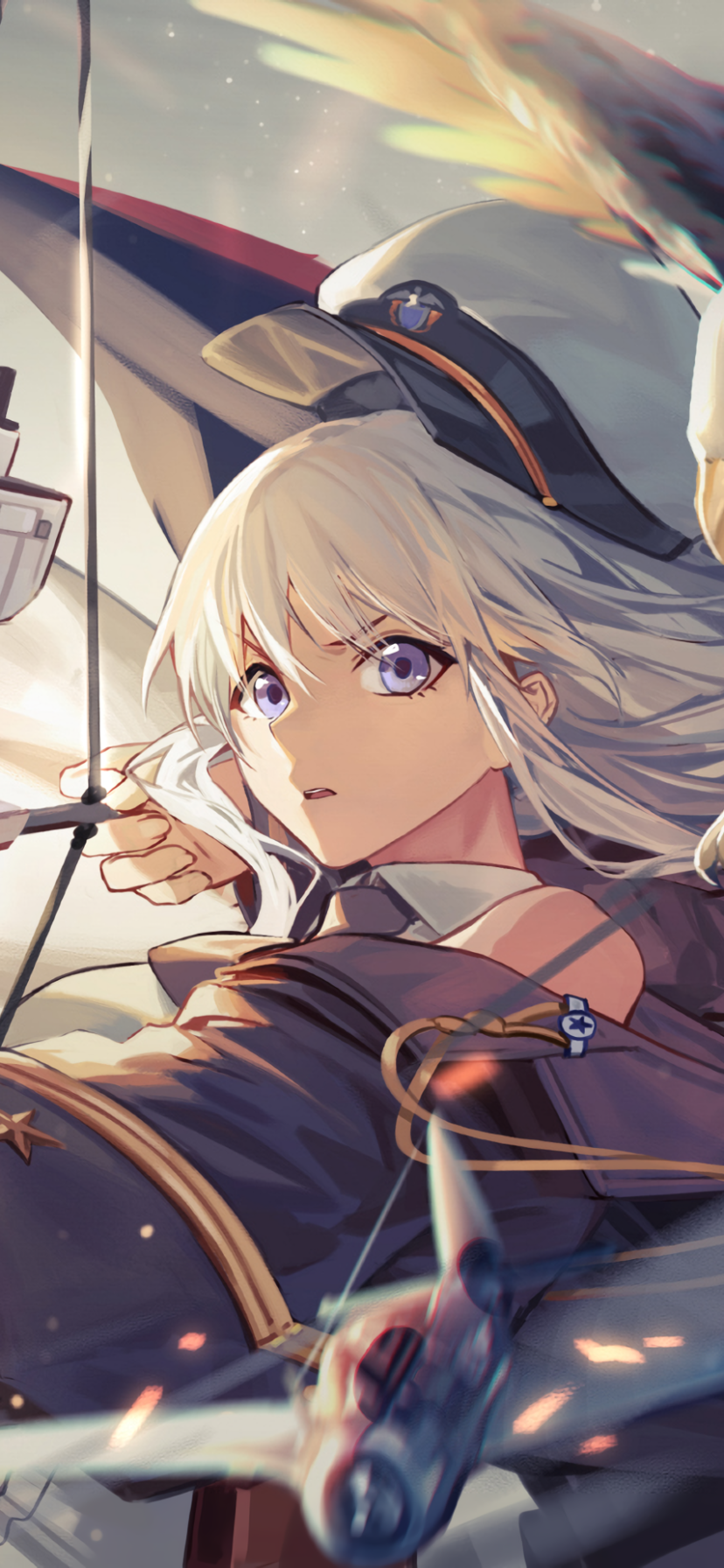 Anime Azur Lane, Enterprise (Azur Lane), 828x1792, Phone HD Wallpaper