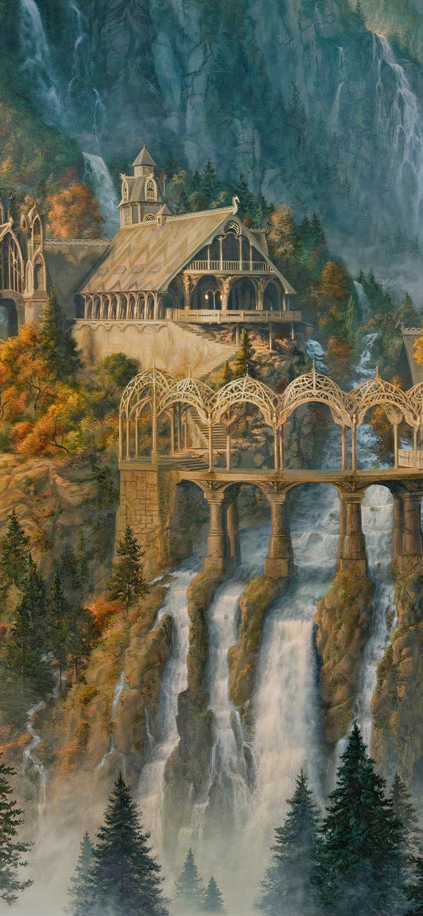 Movie The Lord Of The Rings, Rivendell, 828x1792, Phone HD Wallpaper
