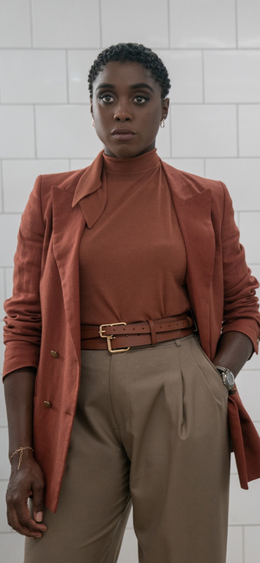 Movie No Time to Die, Lashana Lynch, Nomi (No Time To Die), 828x1792, Phone HD Wallpaper