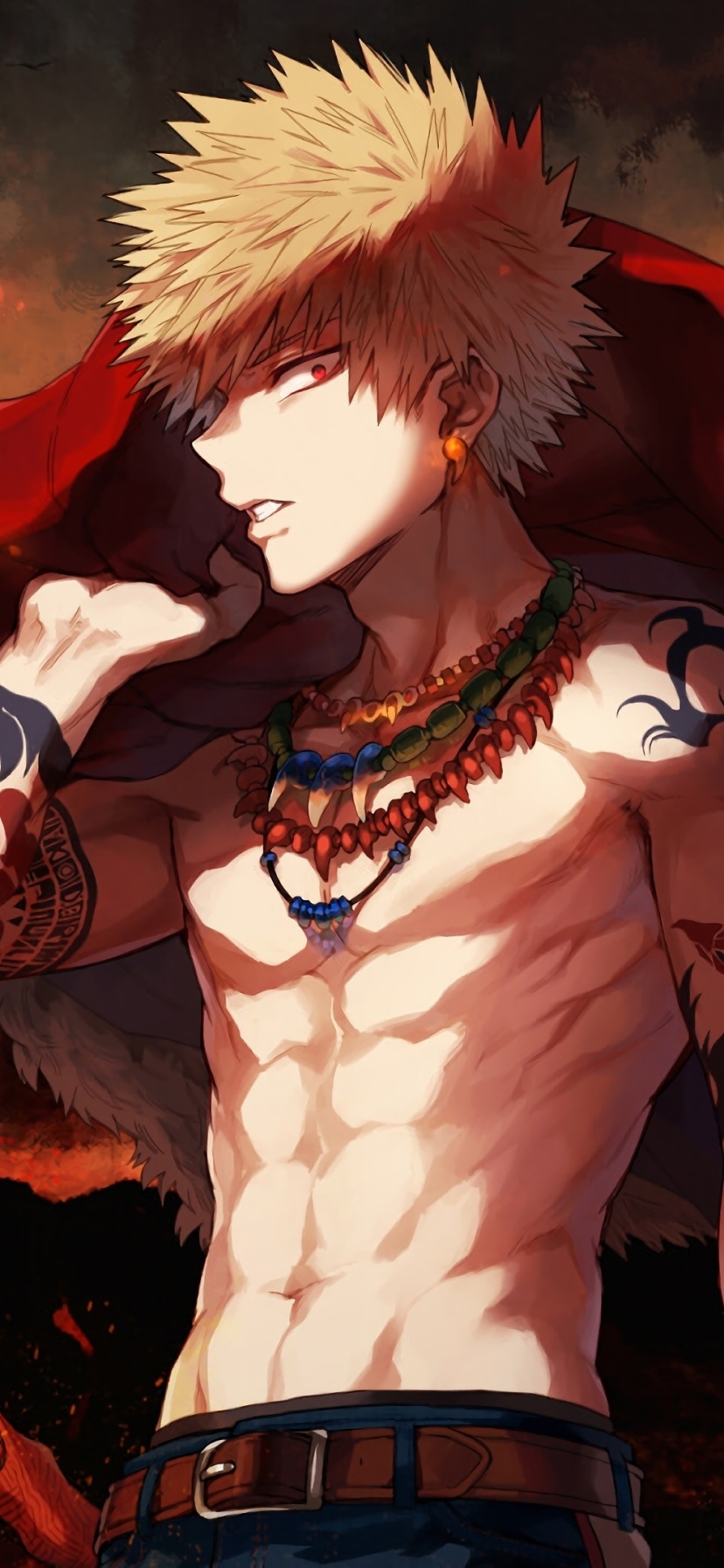 Anime My Hero Academia, Blonde, Katsuki Bakugou, 828x1792, Phone HD Wallpaper