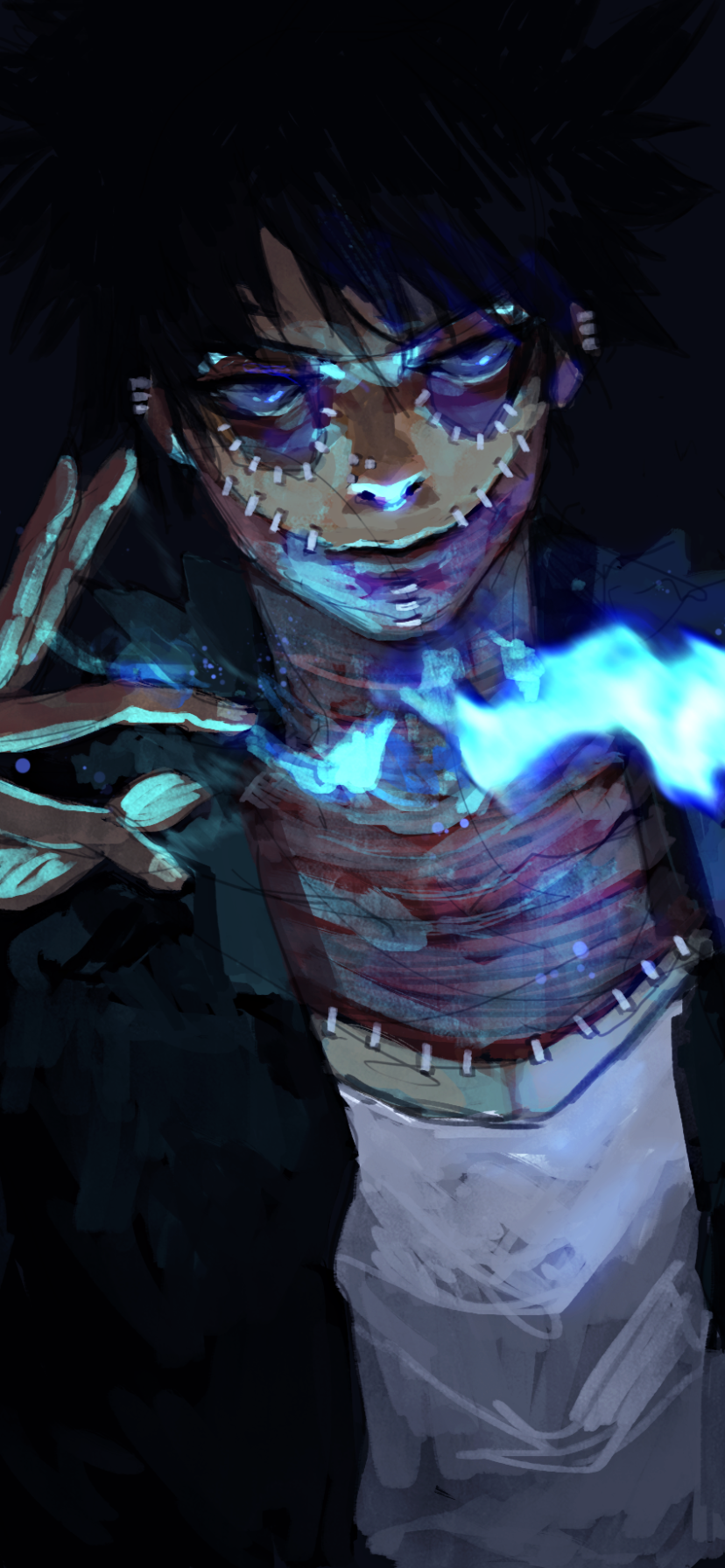 Anime My Hero Academia, Dabi (Boku No Hero Academia), 828x1792, Phone HD Wallpaper