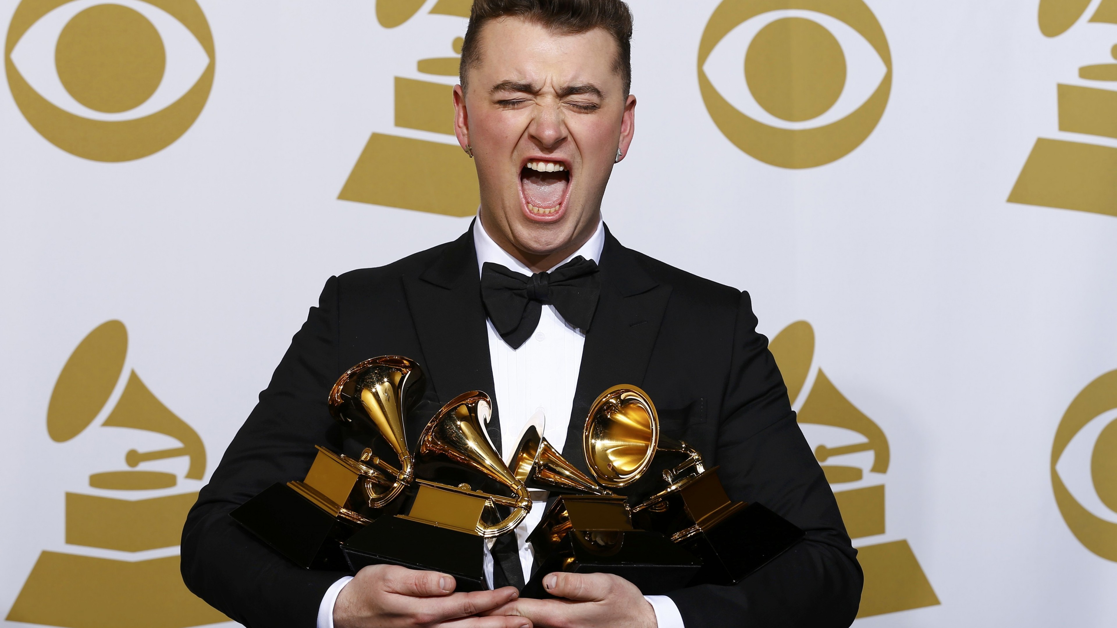 Sam Smith, Most Popular Celebs in 2015, Grammys 2015 Best Celebrity, Stay With Me, Record of the Year, Song of the Year, Best New Artist, singer, songwriter, HD Wallpaper