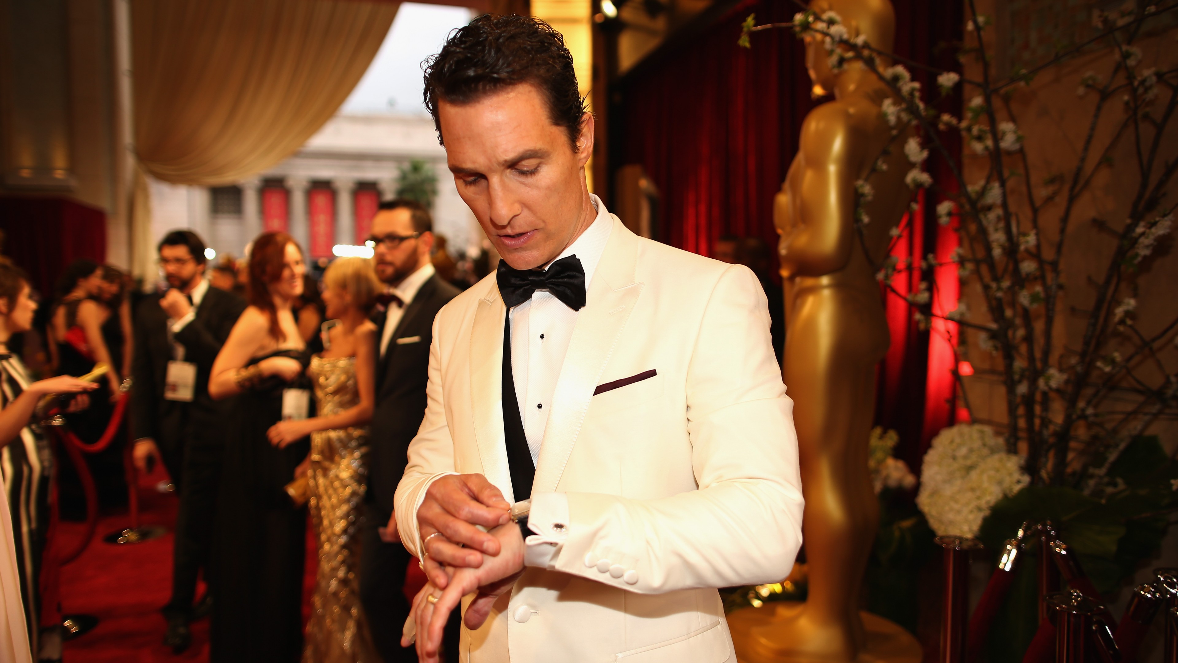 Matthew McConaughey, Most Popular Celebs in 2015, Actor, 86th Academy Awards, oscar, award, HD Wallpaper