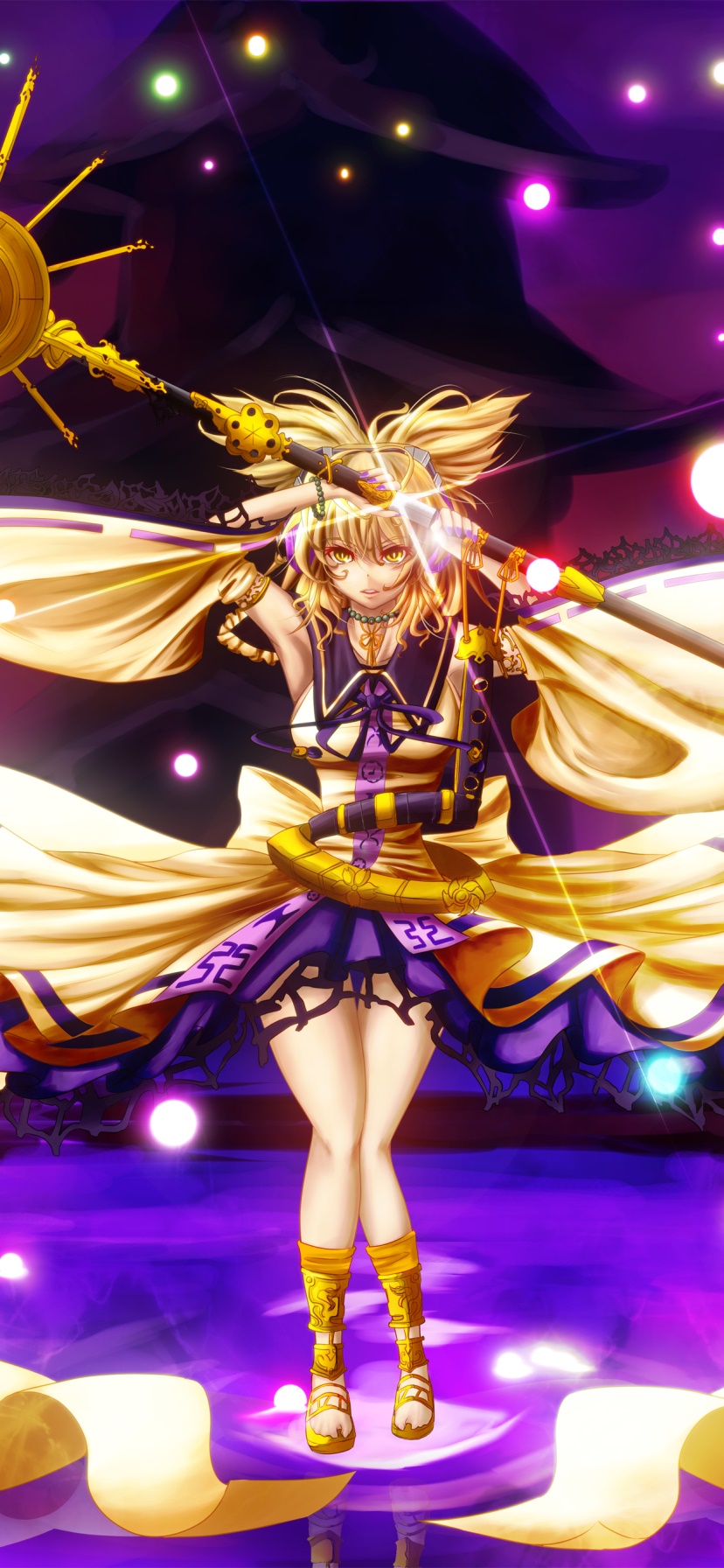 Anime Touhou, Toyosatomimi No Miko, 828x1792, Phone HD Wallpaper