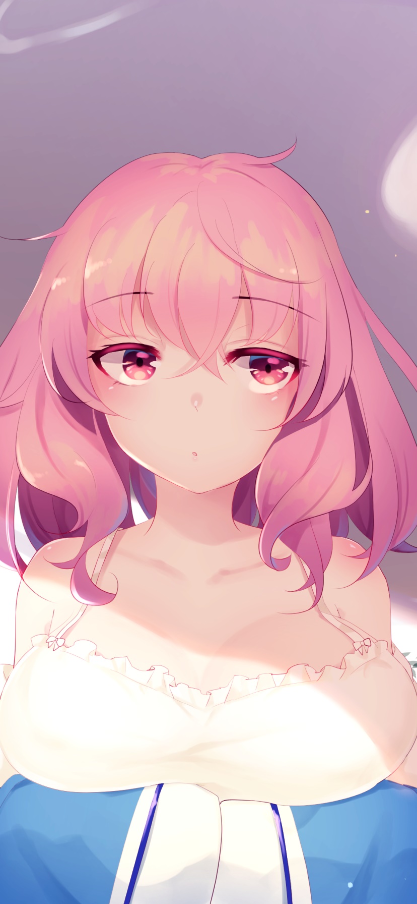 Anime Touhou, Yuyuko Saigyouji, 828x1792, Phone HD Wallpaper