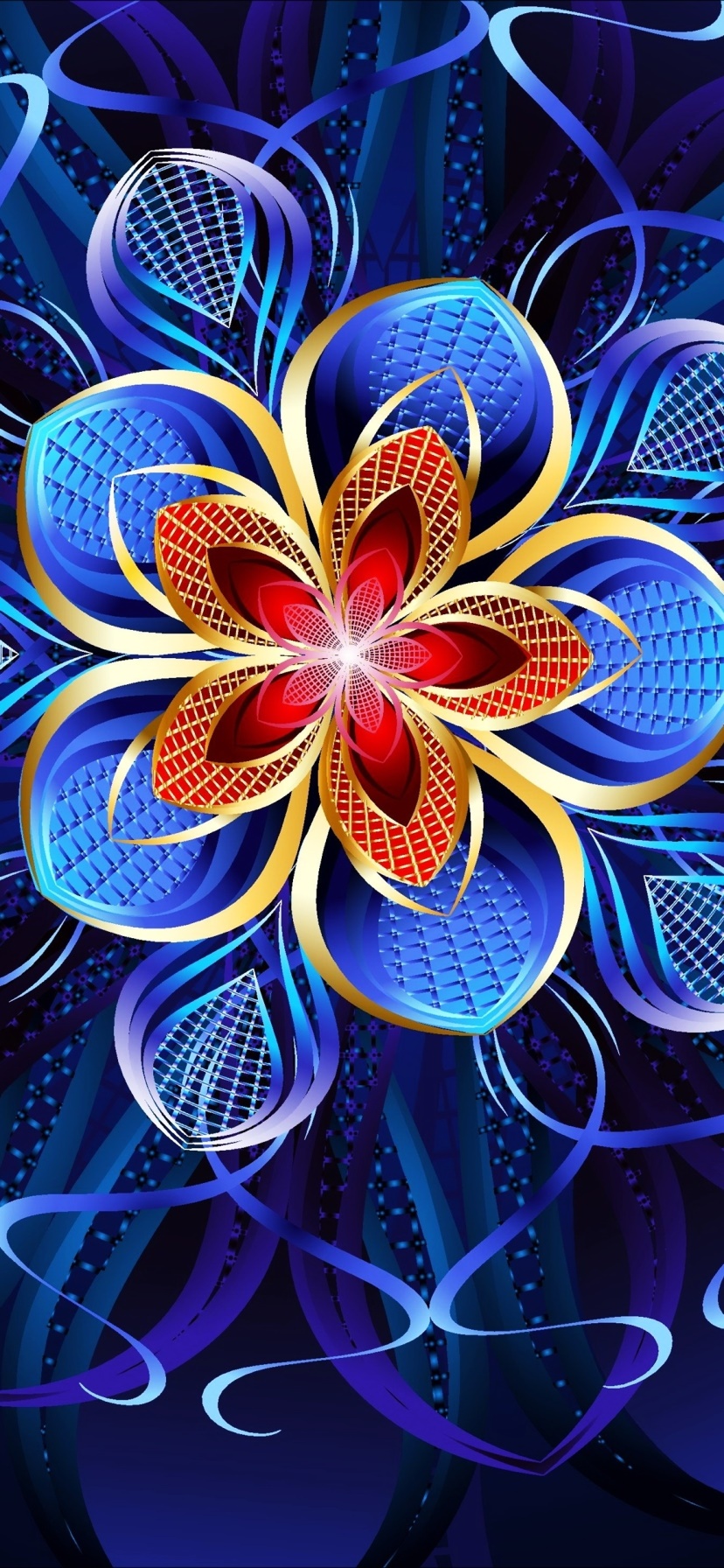 Artistic Flower, 828x1792, Phone HD Wallpaper