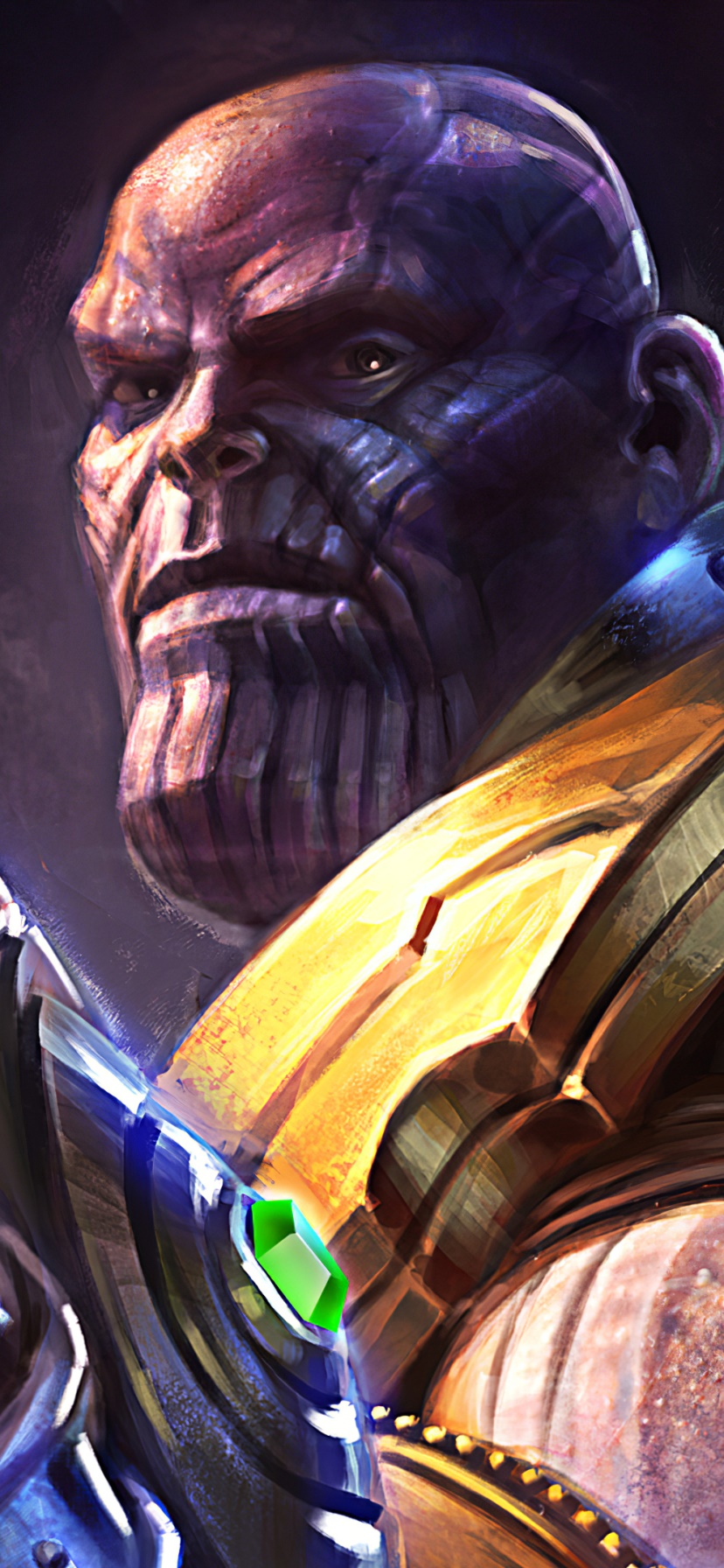 Comics Thanos, 828x1792, Phone HD Wallpaper