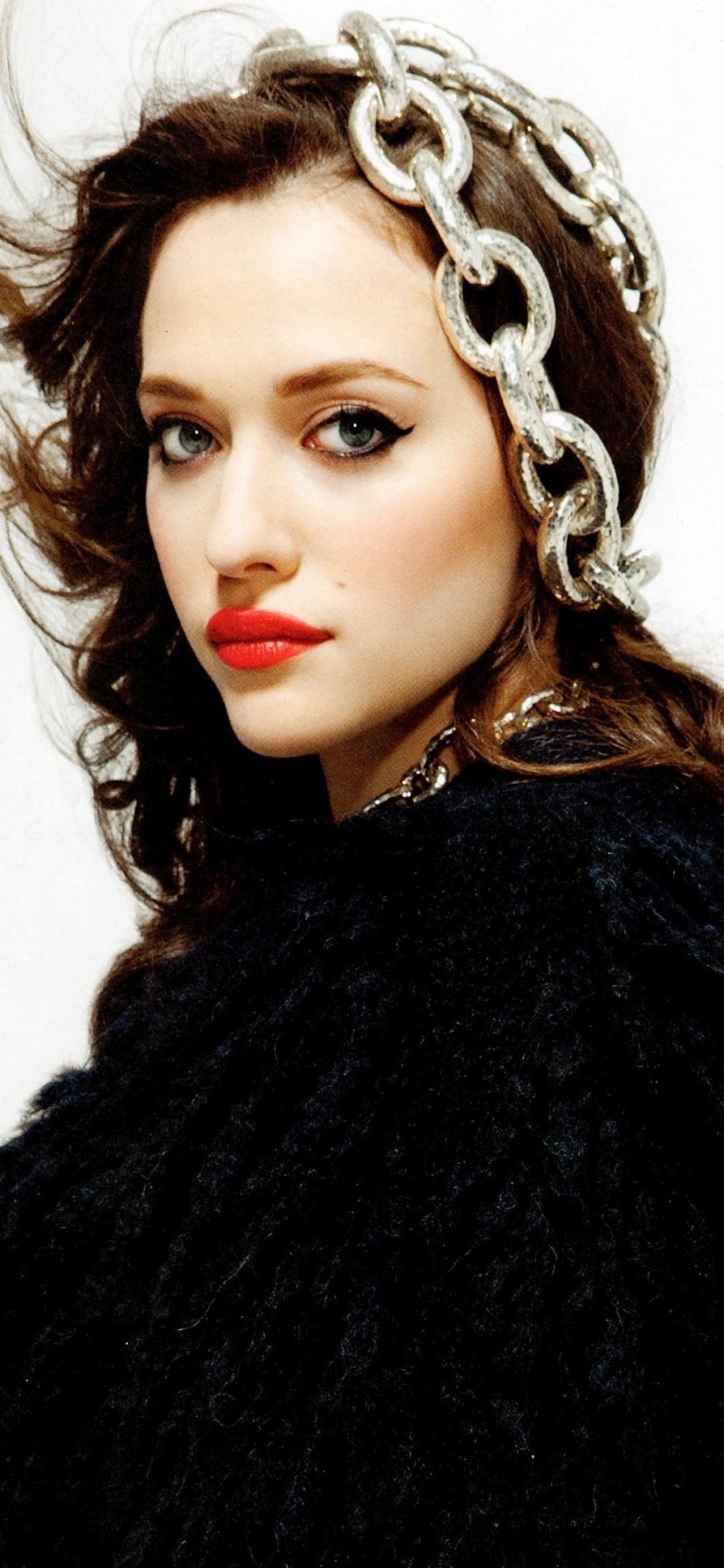 Celebrity Kat Dennings, Brunette, Actress, 828x1792, Phone HD Wallpaper