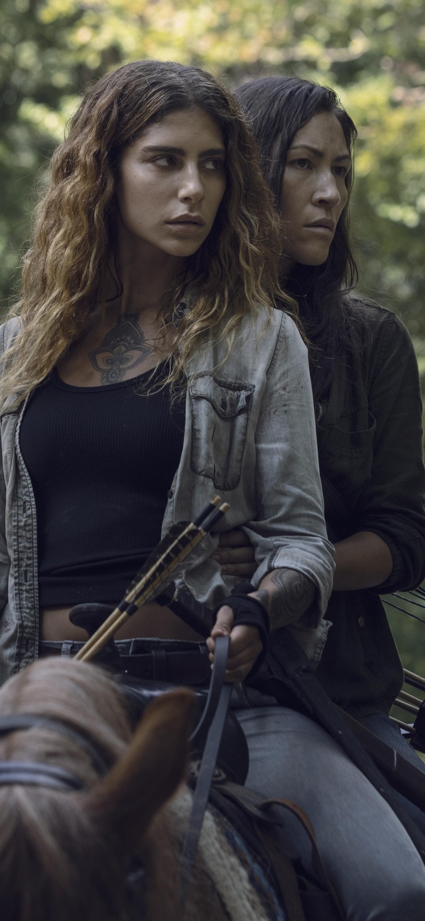 TV Show The Walking Dead, Magna (The Walking Dead), Yumiko (The Walking Dead), Eleanor Matsuura, Nadia Hilker, 828x1792, Phone HD Wallpaper