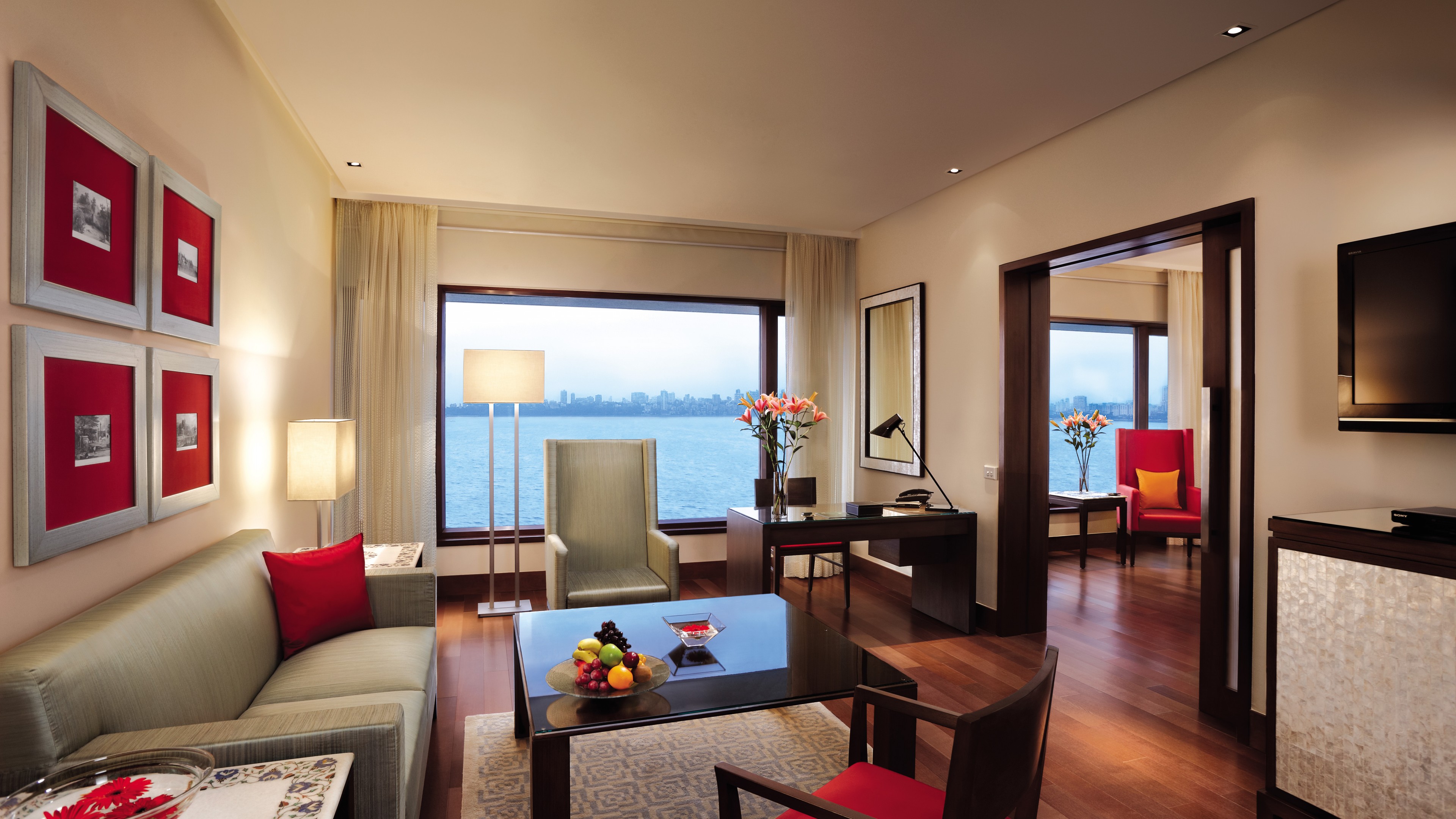 The Oberoi Mumbai, Goa, Best Hotels of 2015, tourism, travel, resort, vacation, Living Room, HD Wallpaper