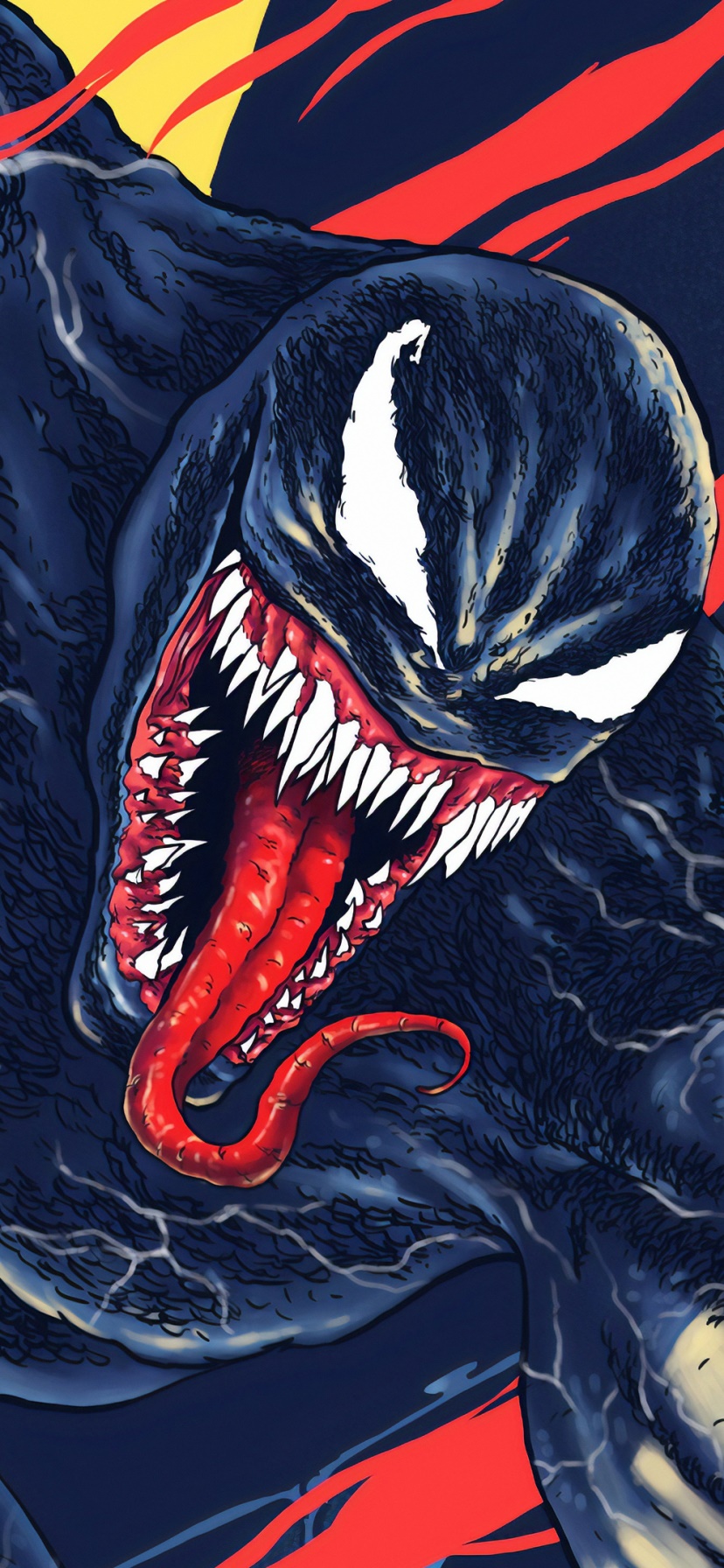 Comics Venom, 828x1792, Phone HD Wallpaper