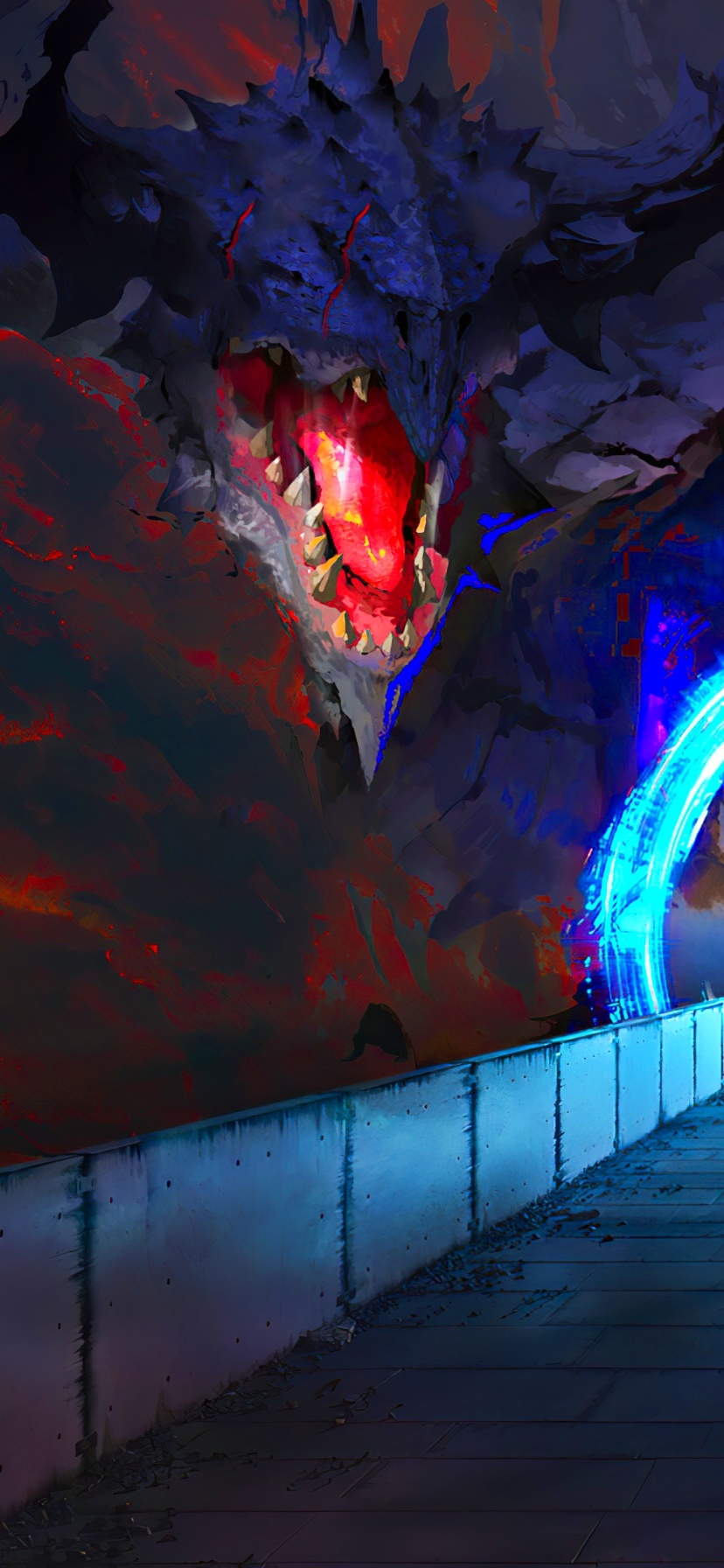 Fantasy Dragon, 828x1792, Phone HD Wallpaper