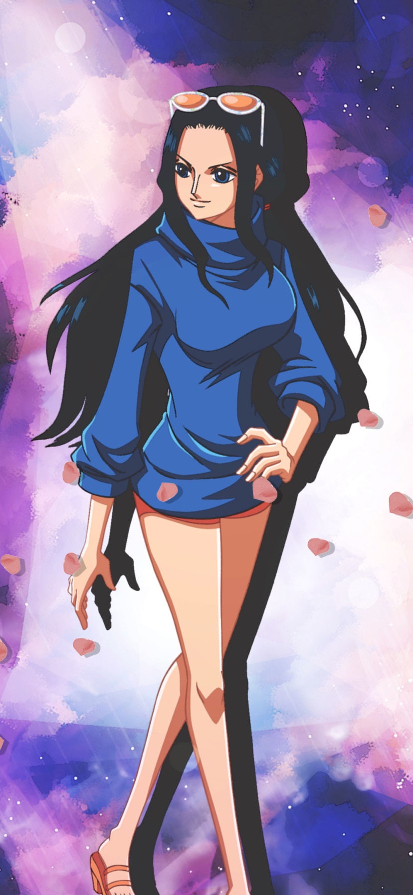 Anime One Piece, Nico Robin, 828x1792, Phone HD Wallpaper