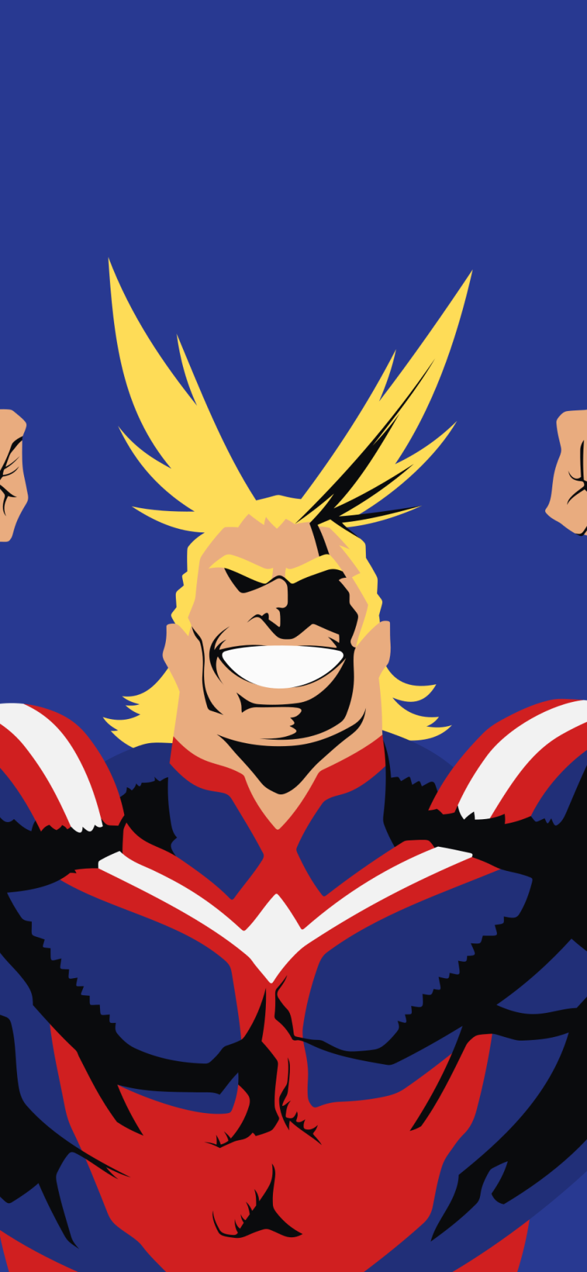 Anime My Hero Academia, All Might, Toshinori Yagi, 828x1792, Phone HD Wallpaper