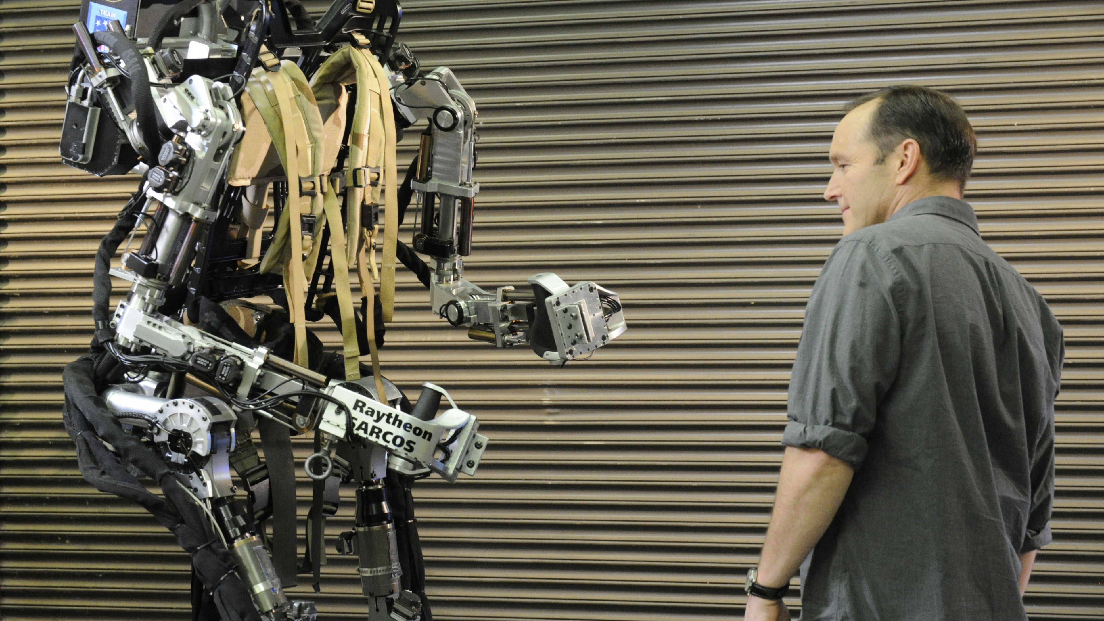Raytheon, XOS 2, Best Robots of 2015, Exoskelet, Exoskeleton, HD Wallpaper