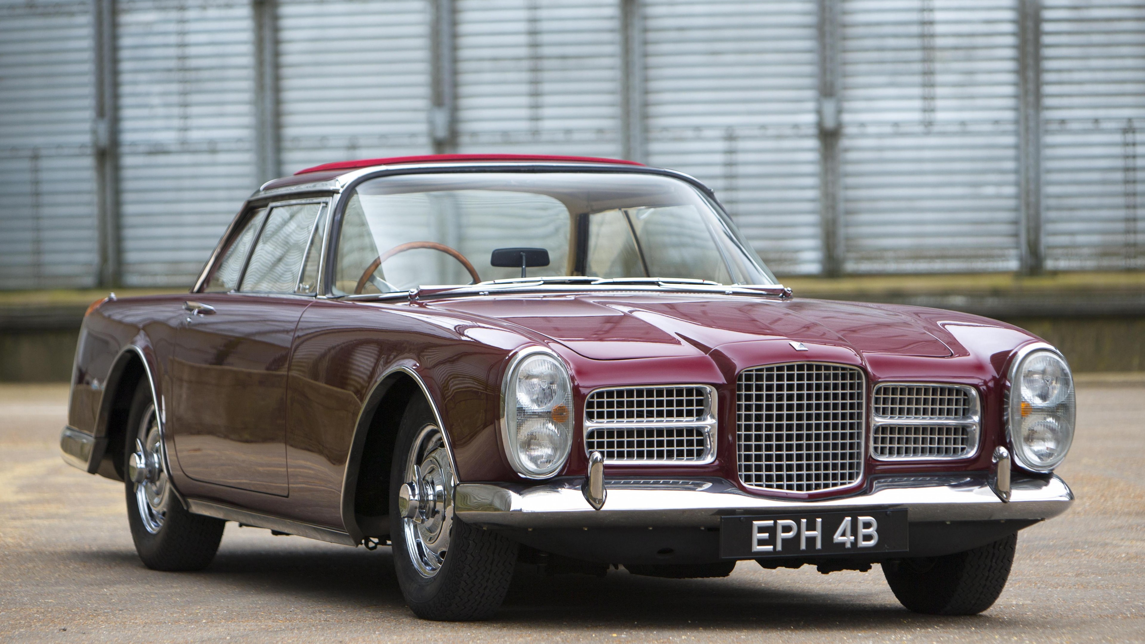 Facel Vega, Facellia, III, 3, classic cars, sports car, front, rent, buy, HK500, FVS, Excellence, HD Wallpaper