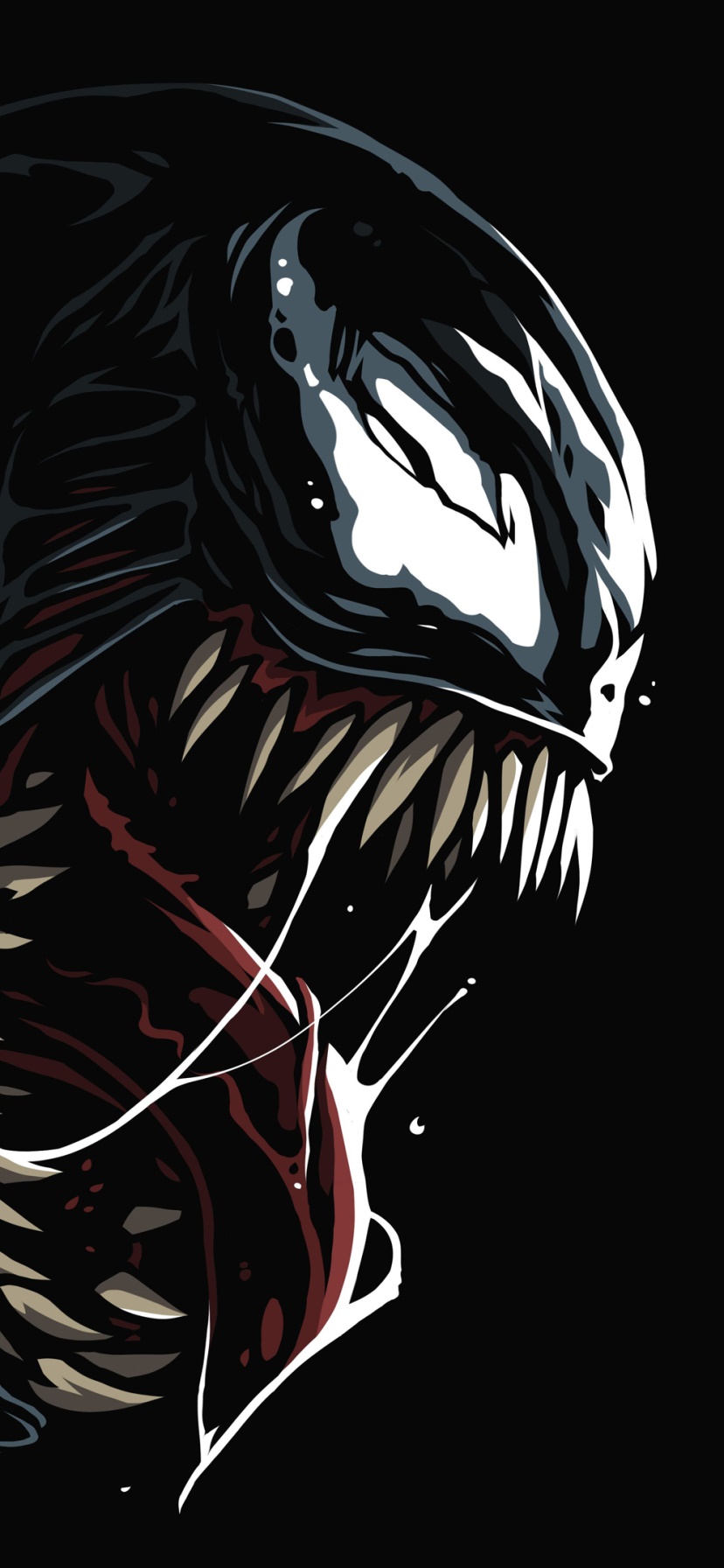 Comics Venom, 828x1792, Phone HD Wallpaper