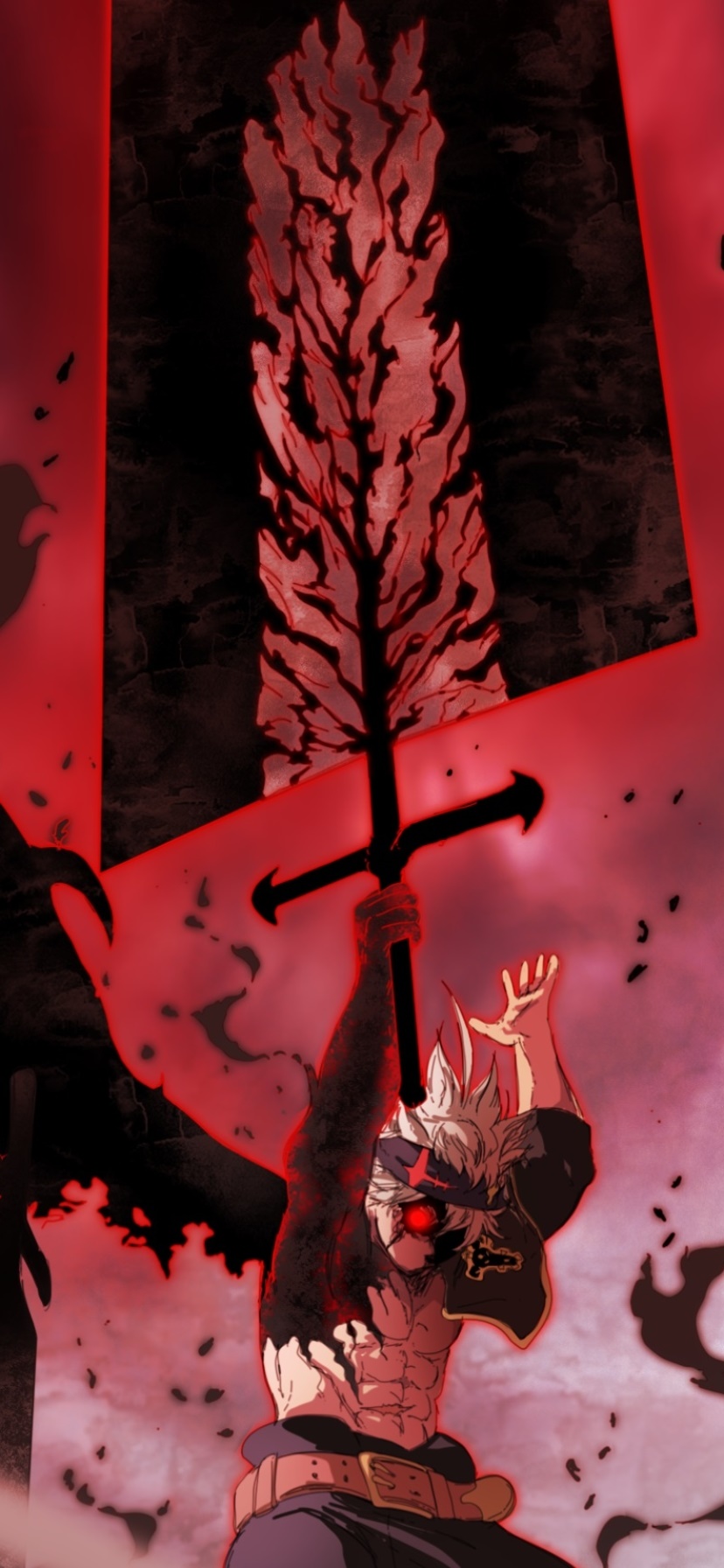 Anime Black Clover, Asta (Black Clover), 828x1792, Phone HD Wallpaper