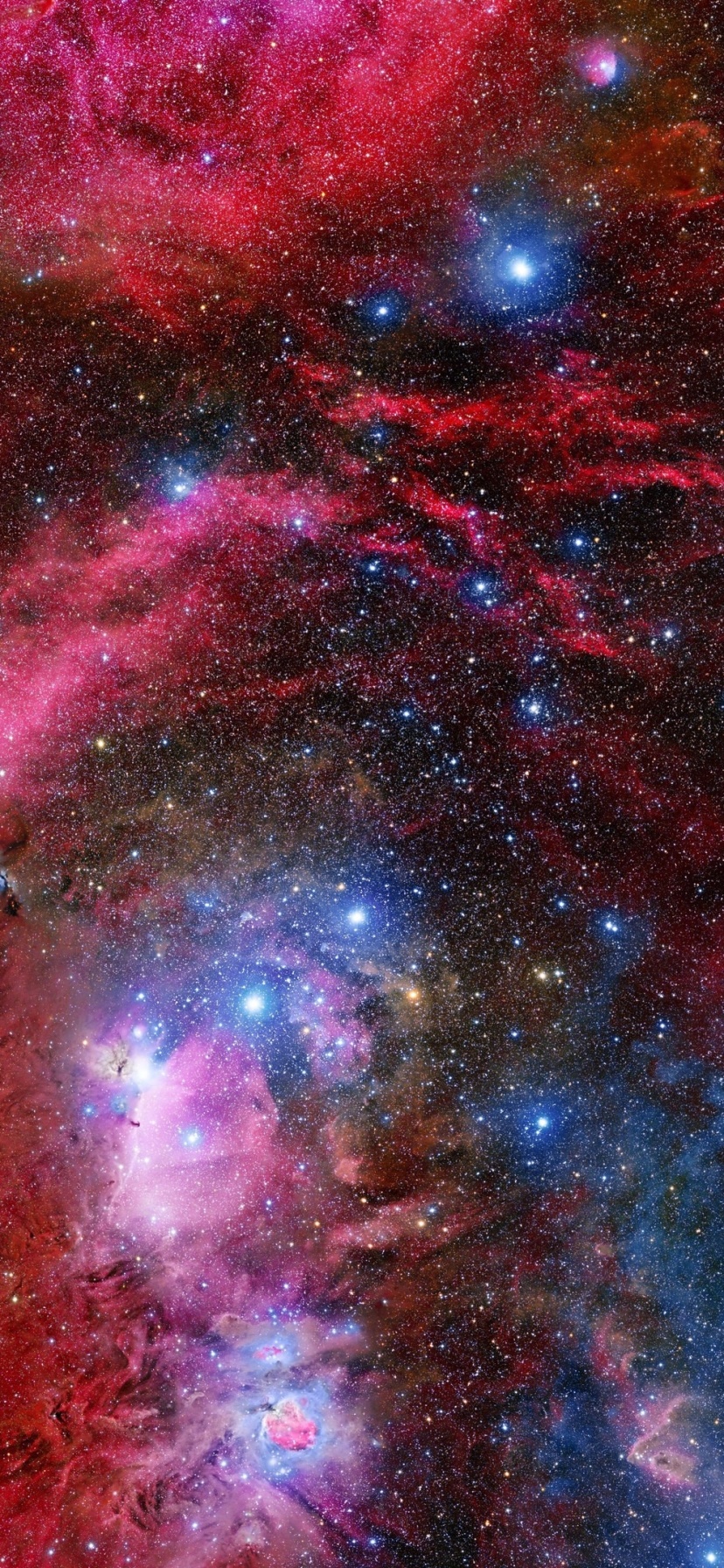 Sci Fi Nebula, Space, Stars, 828x1792, Phone HD Wallpaper