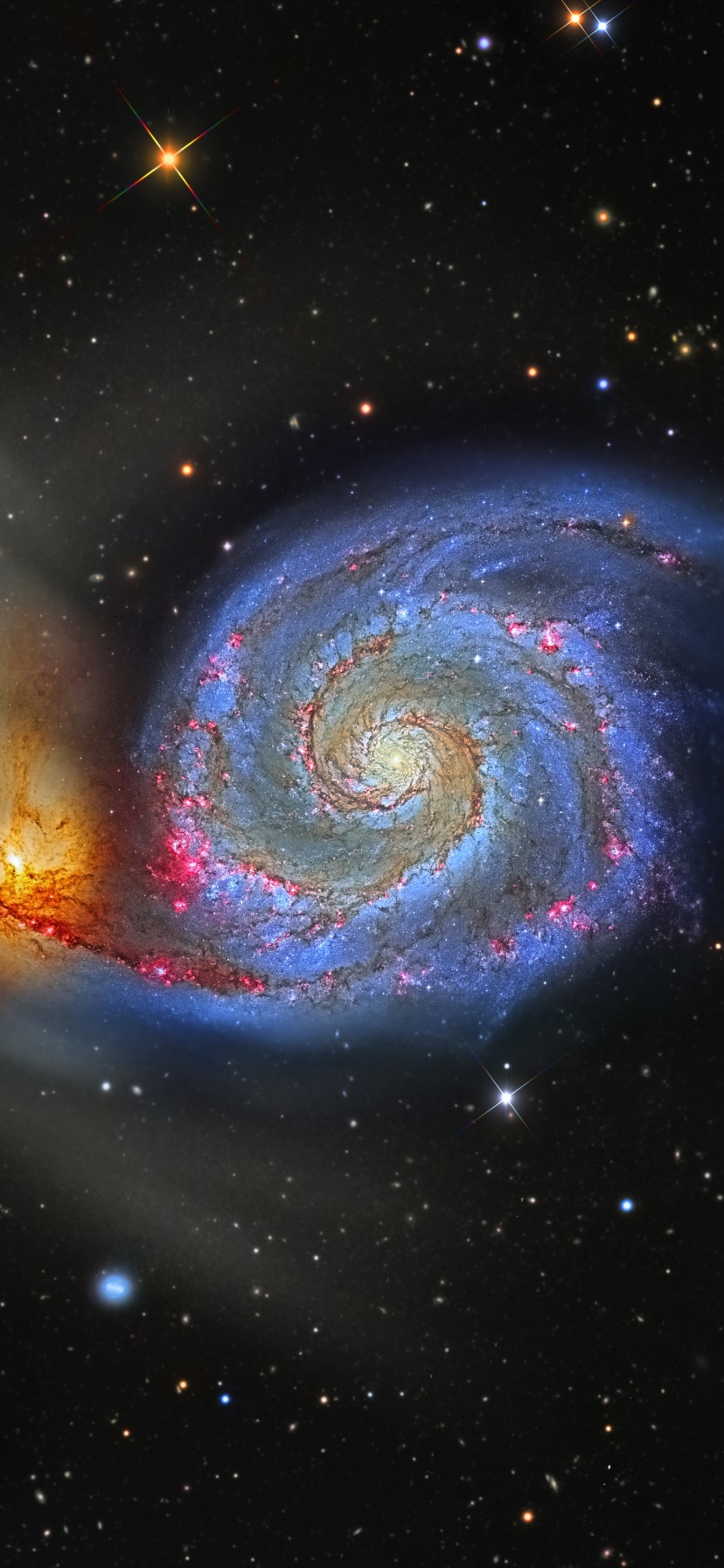 Sci Fi Galaxy, 828x1792, Phone HD Wallpaper