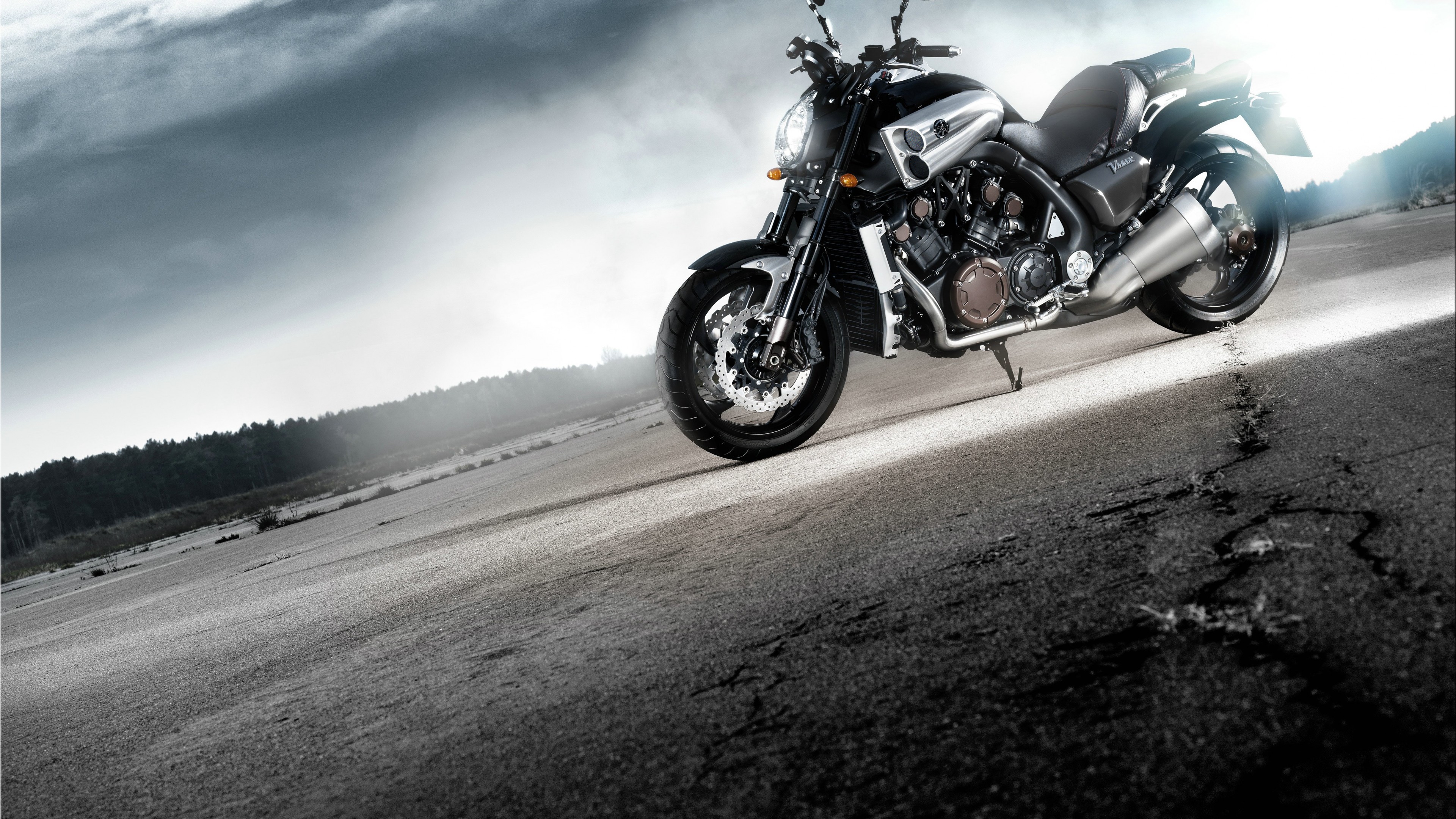 Yamaha VMAX, V-Max, motorcycle, cruiser, bike, test drive, buy, rent, road, HD Wallpaper