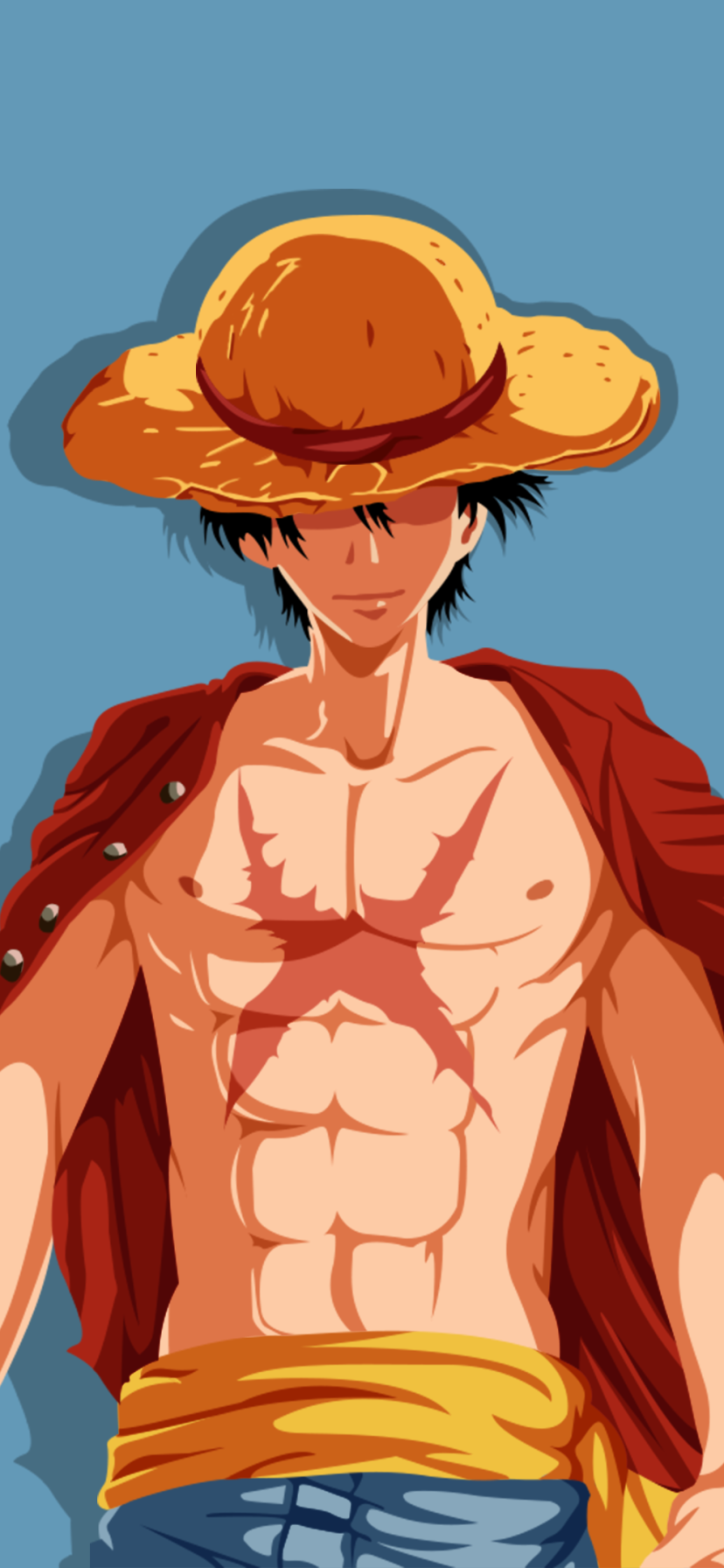 Anime One Piece, Monkey D. Luffy, 828x1792, Phone HD Wallpaper