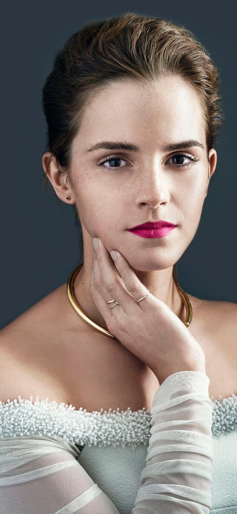 Celebrity Emma Watson, Ring, Necklace, 828x1792, Phone HD Wallpaper