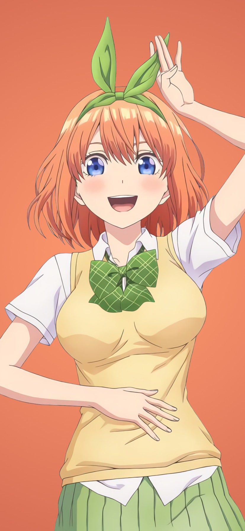 Anime The Quintessential Quintuplets, Yotsuba Nakano, 5-Toubun No Hanayome, 828x1792, Phone HD Wallpaper