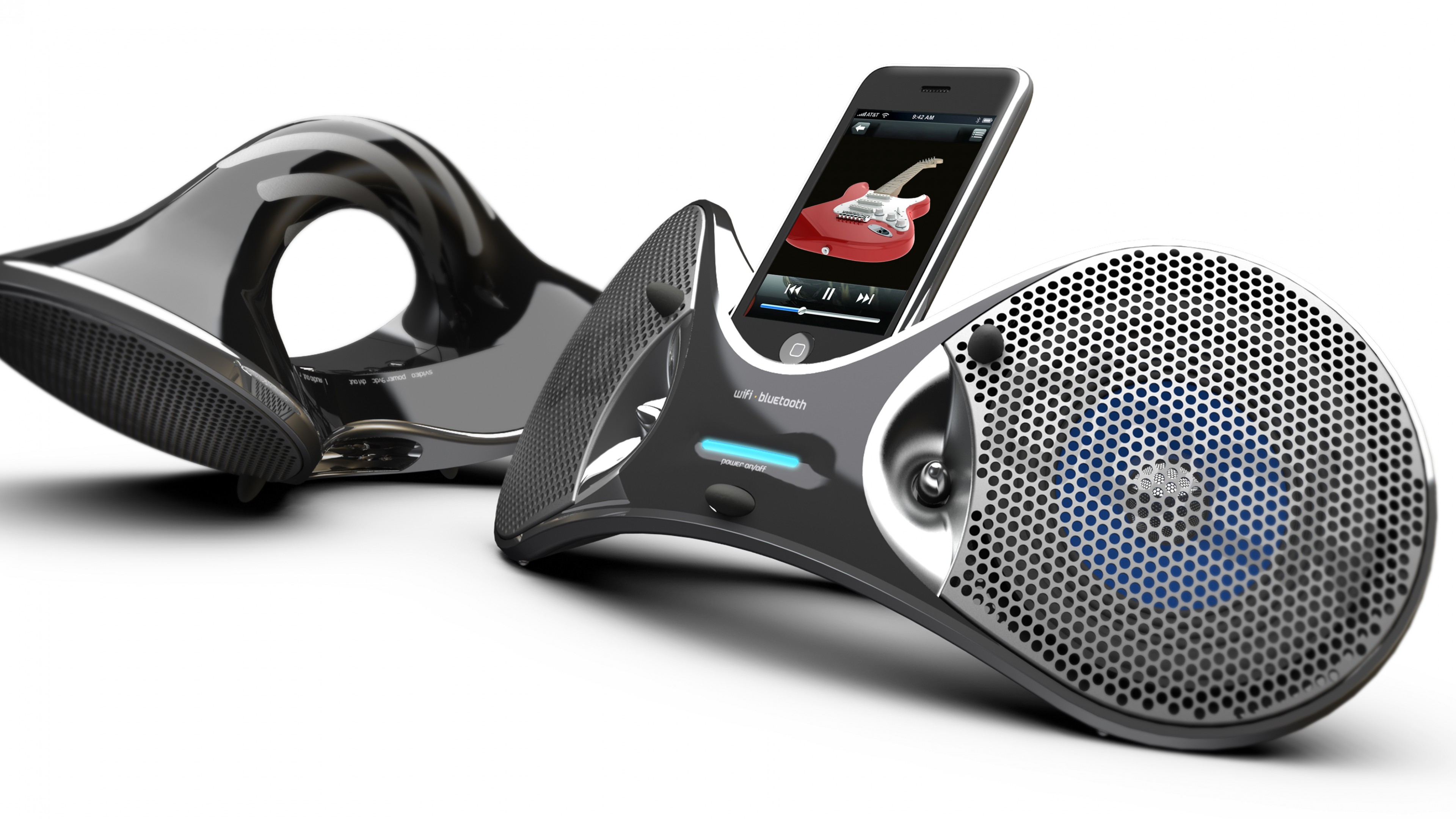 SOLIDWORKS, iPod, docking station, stereo, headphones, speaker, Apple, review, unboxing, HD Wallpaper