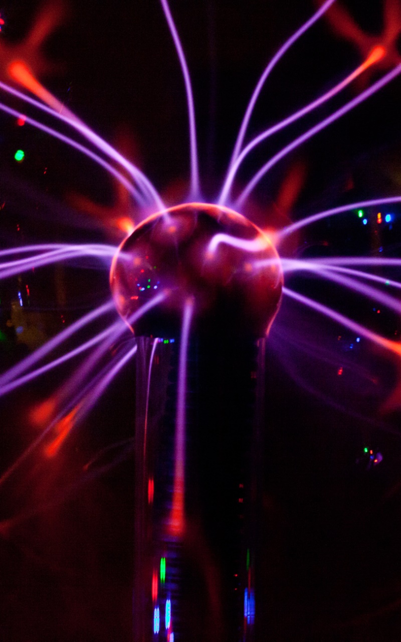 Abstract Light, Plasma Ball, Trippy, Plasma, Colors, 800x1280, Phone HD Wallpaper
