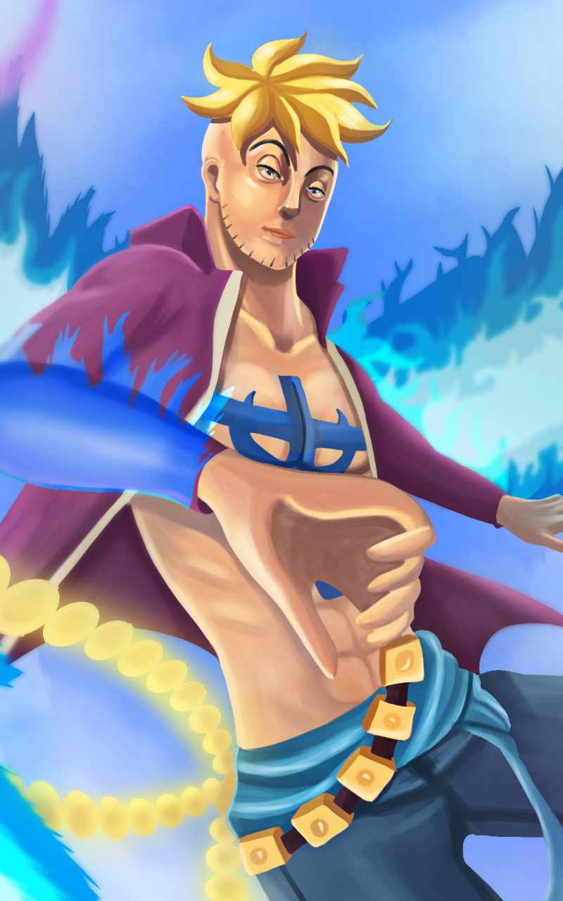 Anime One Piece, Marco (One Piece), 800x1280, Phone HD Wallpaper