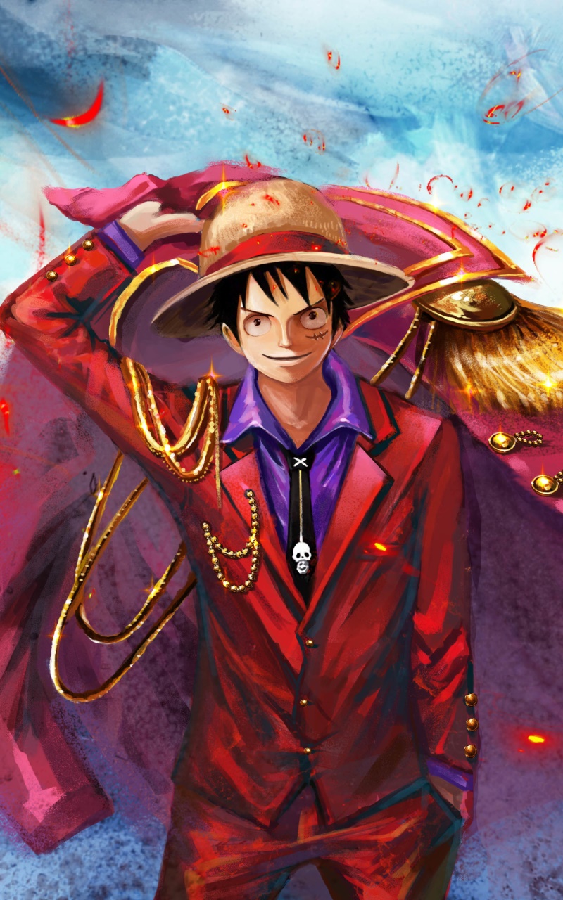 Anime One Piece, Monkey D. Luffy, 800x1280, Phone HD Wallpaper
