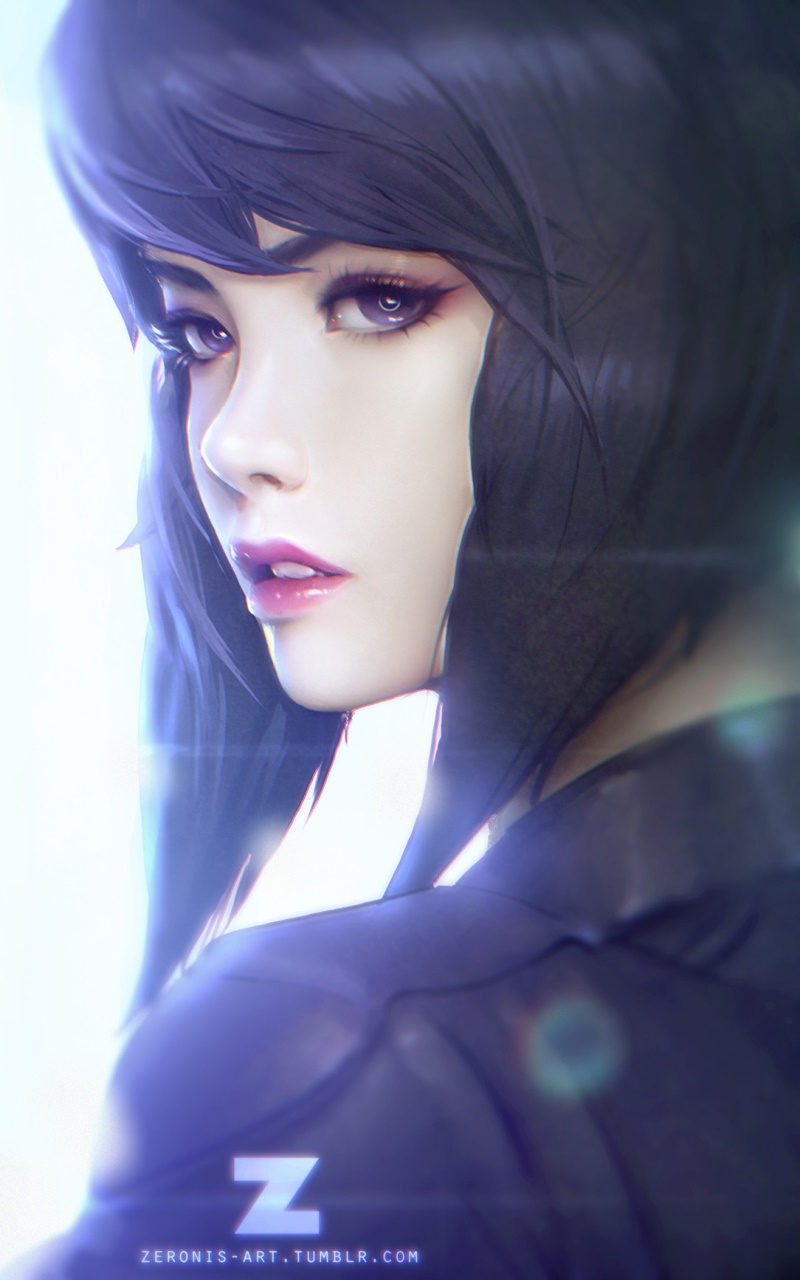 Anime Ghost In The Shell, Motoko Kusanagi, 800x1280, Phone HD Wallpaper