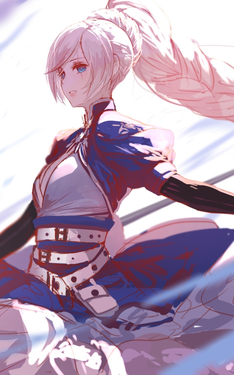 Anime RWBY, Weiss Schnee, 800x1280, Phone HD Wallpaper