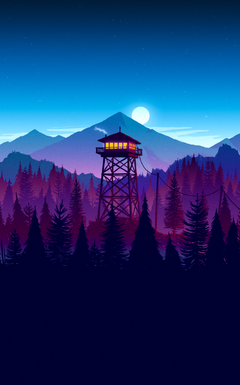 Video Game Firewatch, 800x1280, Phone HD Wallpaper
