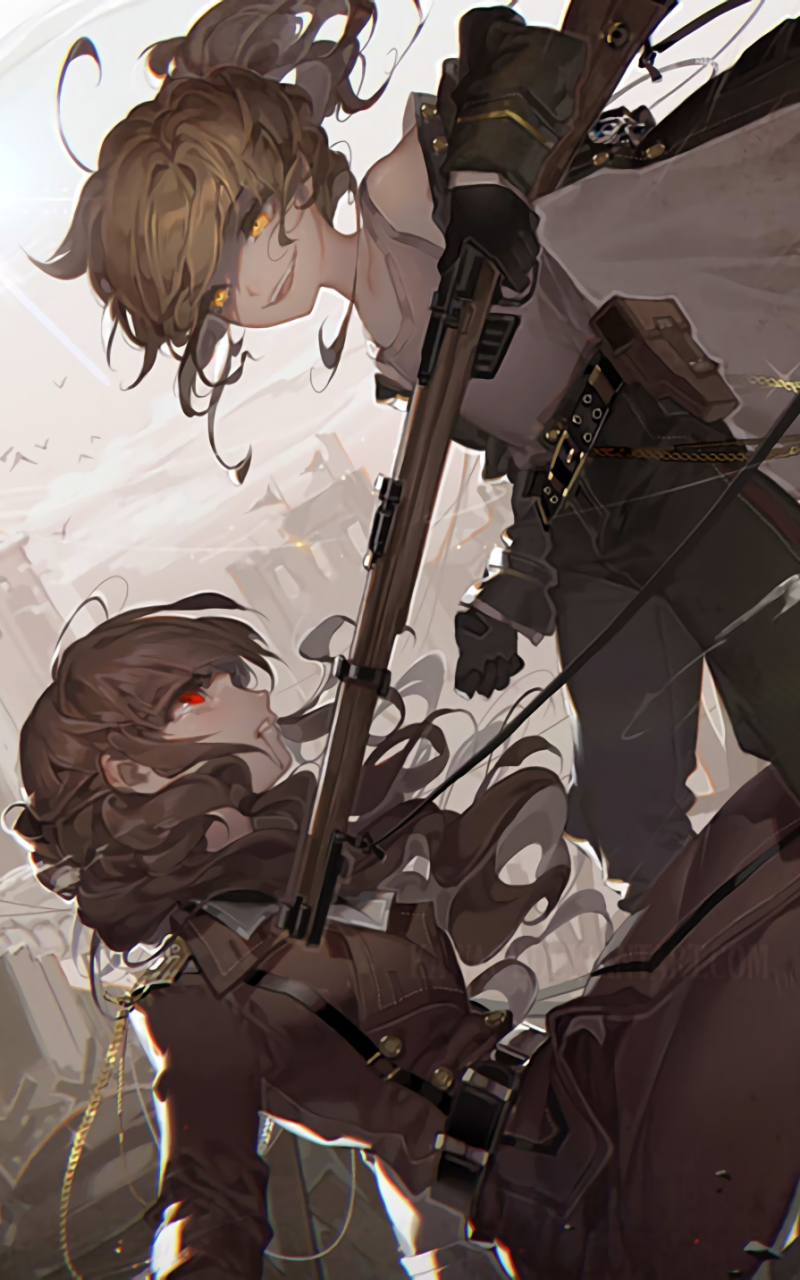 Anime Youjo Senki, Mary Sioux, Tanya Degurechaff, 800x1280, Phone HD Wallpaper
