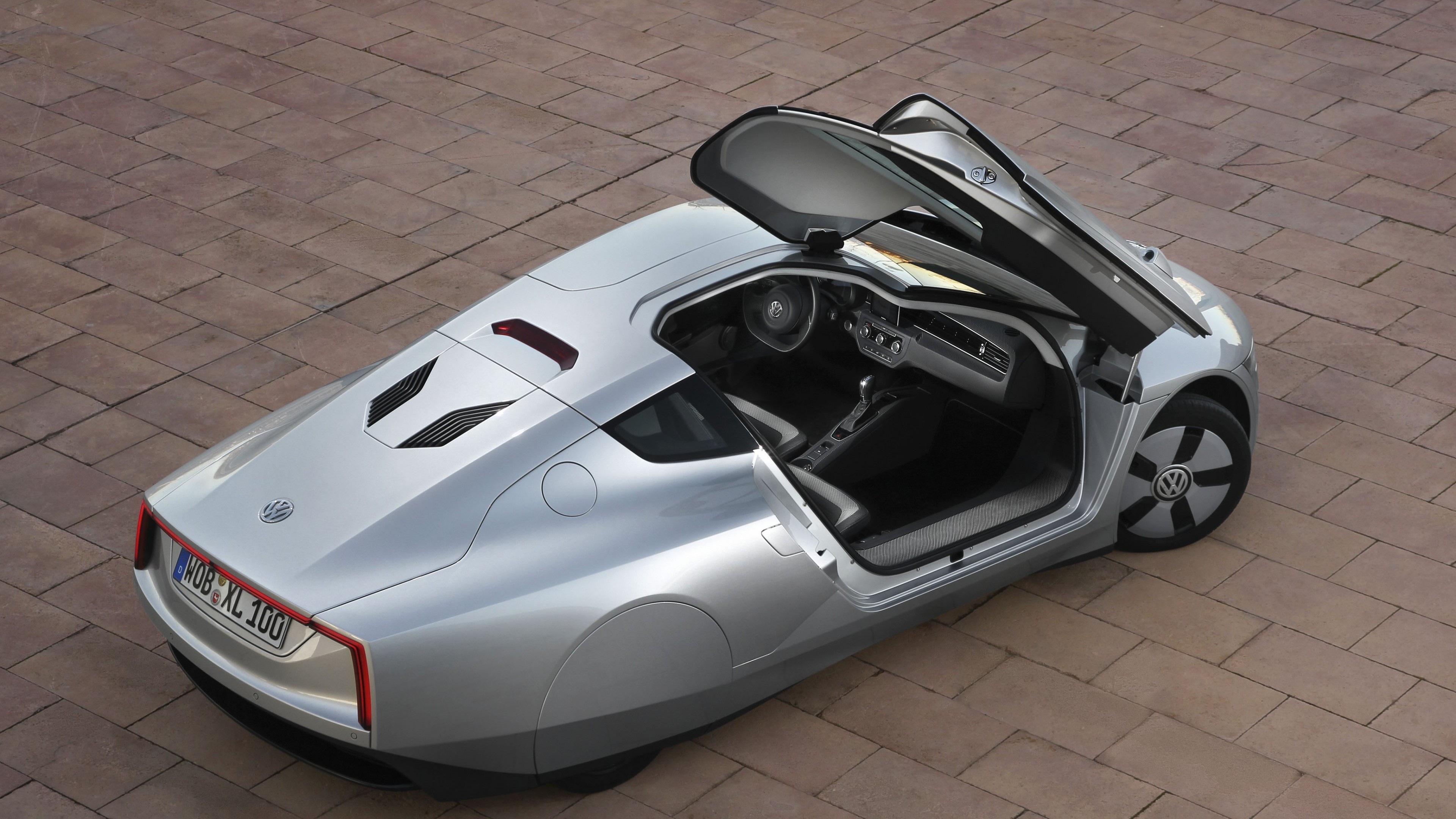 Volkswagen XL1, electric cars, Volkswagen, hybrid, ecosafe, limited edition, doors, review, test drive, 2015 Detroit Auto Show. NAIAS, HD Wallpaper