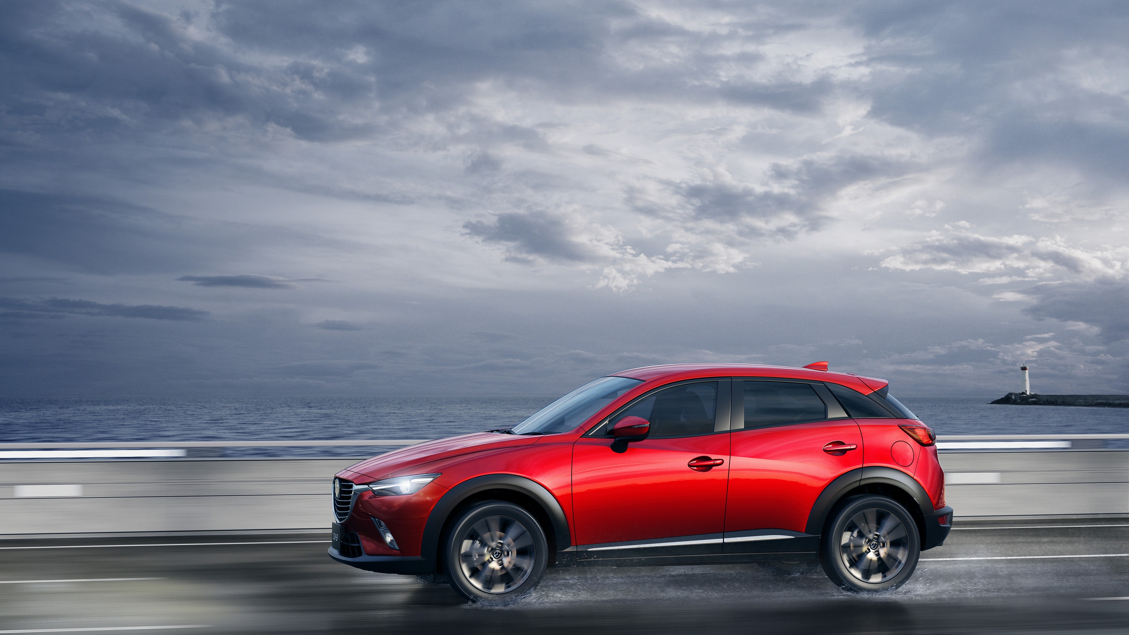 Mazda CX-3, crossover, Mazda, SUV, side, 2015 car, review, rent, buy, HD Wallpaper