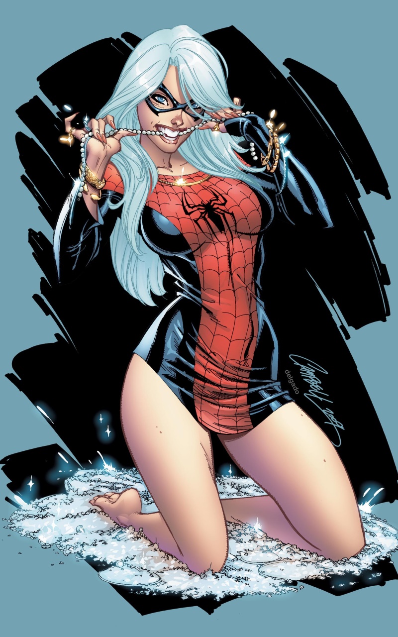 Comics Spider-Man, Black Cat (Marvel Comics), 800x1280, Phone HD Wallpaper
