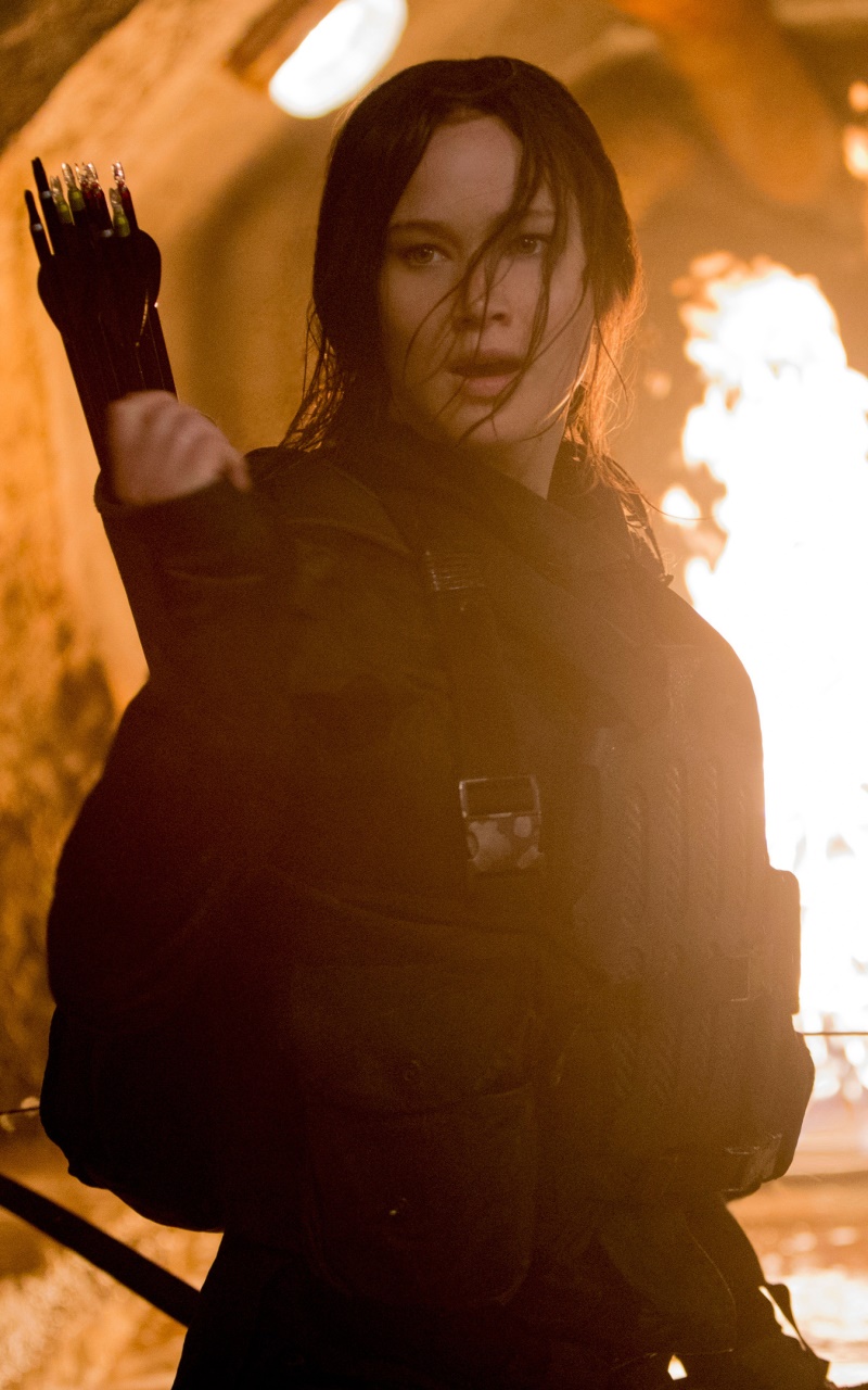 Movie The Hunger Games: Mockingjay - Part 2, Jennifer Lawrence, 800x1280, Phone HD Wallpaper