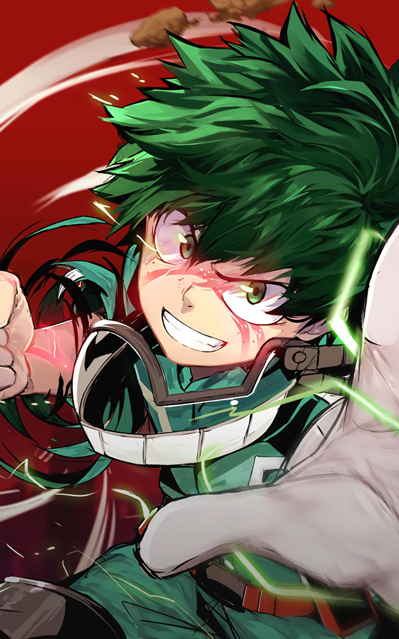 Anime My Hero Academia, Izuku Midoriya, 800x1280, Phone HD Wallpaper