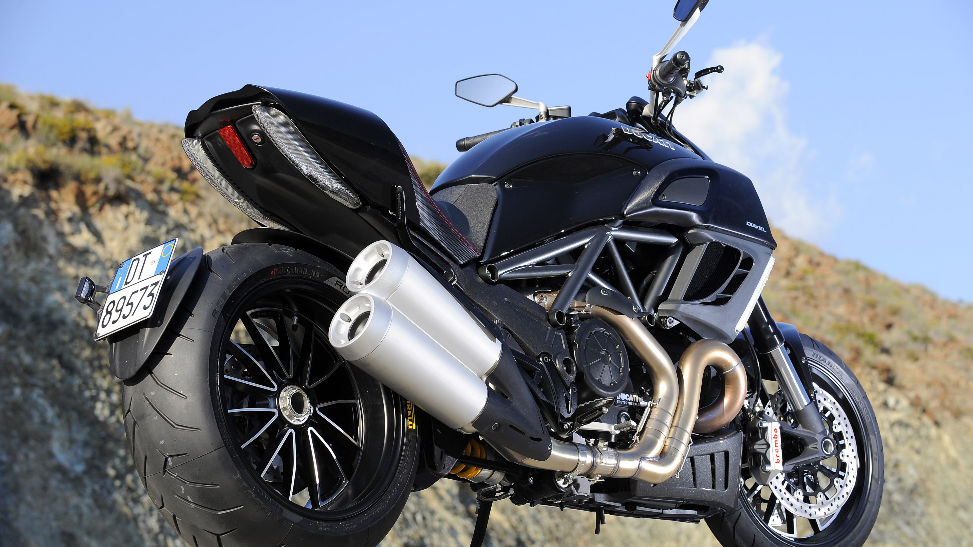 Ducati Diavel, cruiser, Ducati, motorcycle, Testastretta, Evoluzione, Devil, black, HD Wallpaper