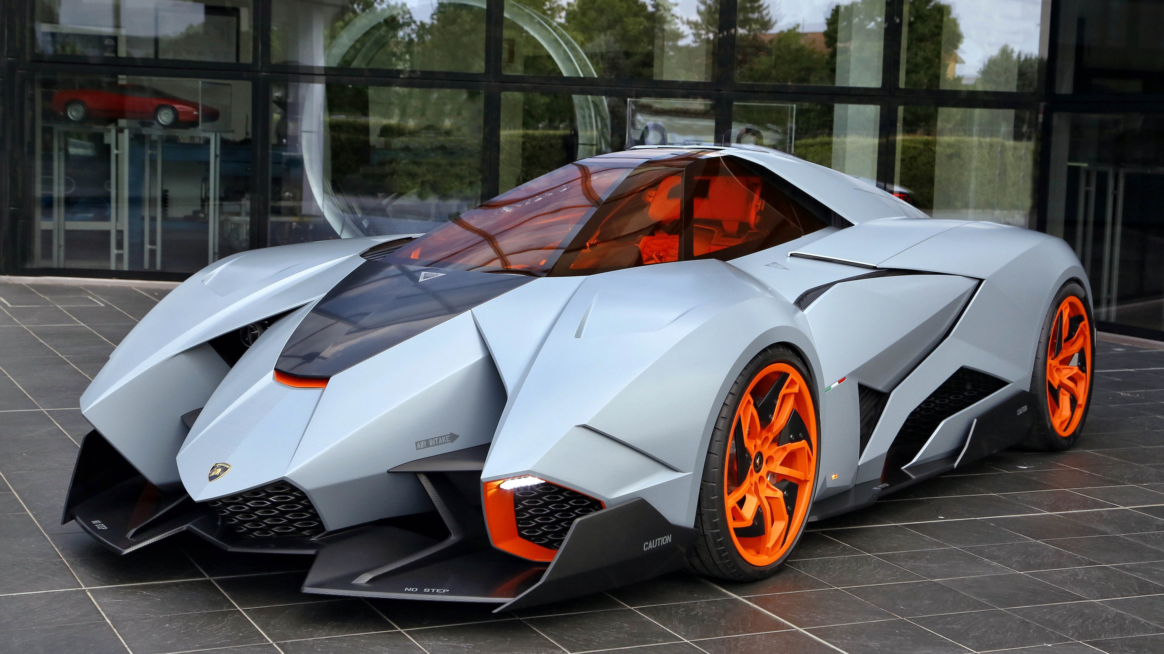 Lamborghini Egoista, supercar, concept, Lamborghini, sports car, speed, hedonism, HD Wallpaper