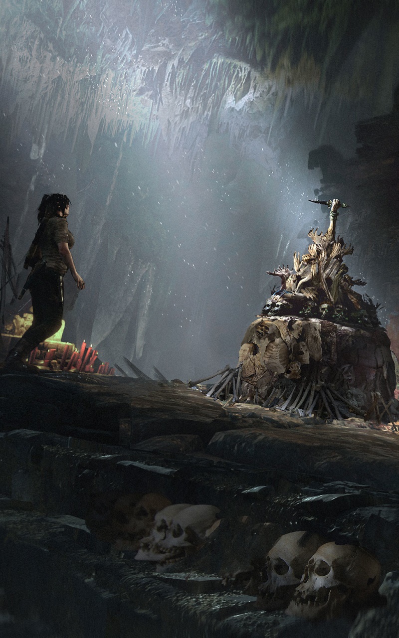 Video Game Shadow of the Tomb Raider, Lara Croft, 800x1280, Phone HD Wallpaper