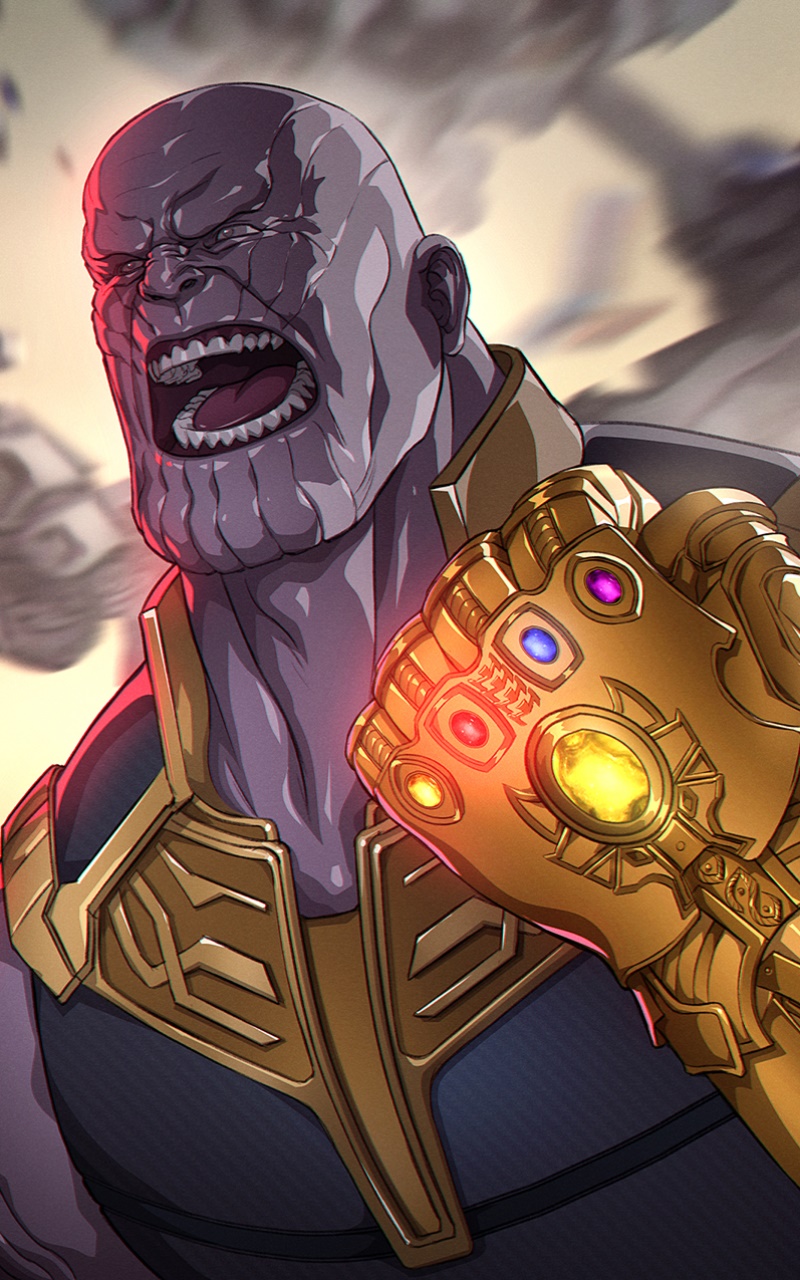 Comics Thanos, 800x1280, Phone HD Wallpaper
