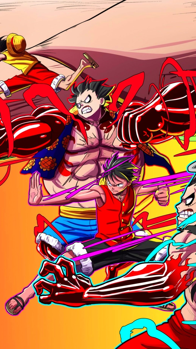 Anime One Piece, Monkey D. Luffy, 750x1334, Phone HD Wallpaper