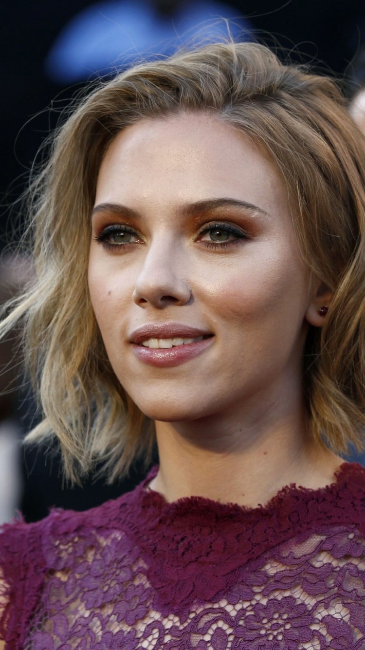 Celebrity Scarlett Johansson, 750x1334, Phone HD Wallpaper