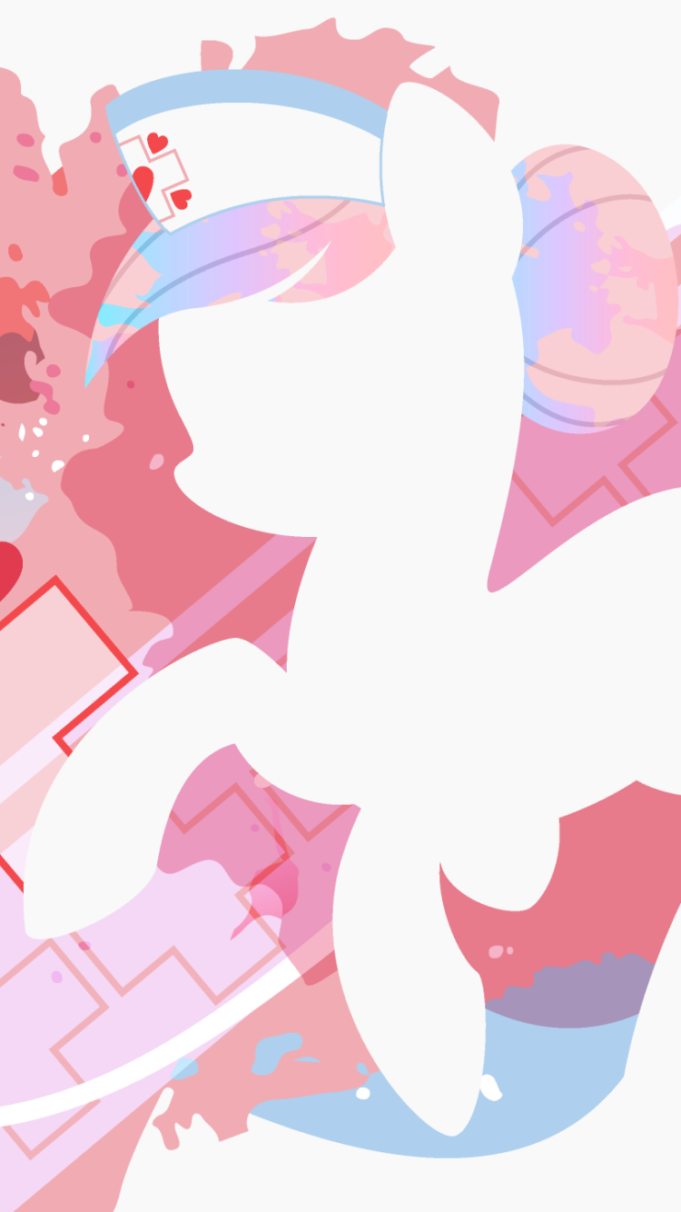 TV Show My Little Pony: Friendship is Magic, Nurse Redheart, Minimalist, 750x1334, Phone HD Wallpaper