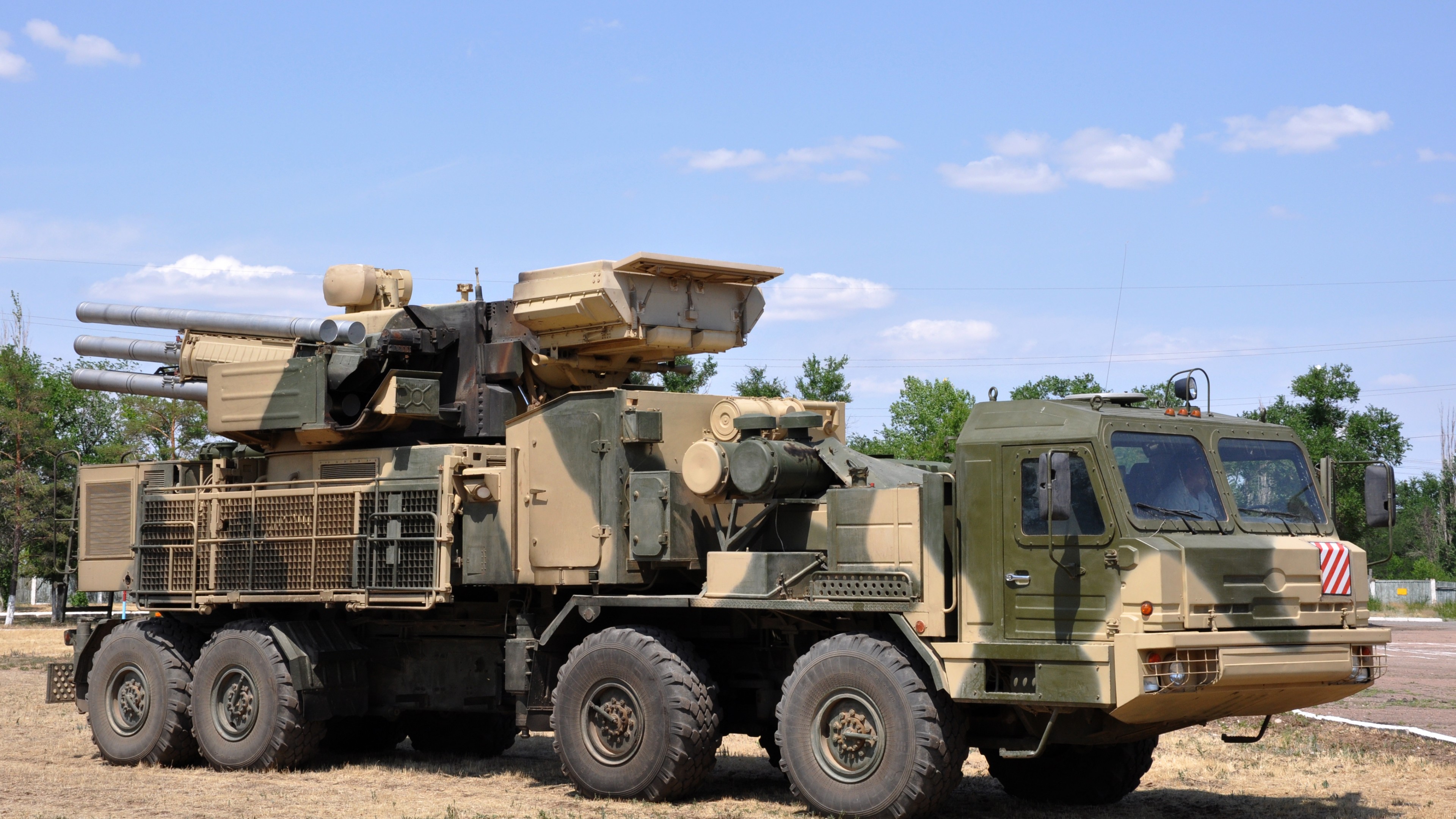 Pantsir-S1, SA-22, Greyhound, artillery, SAM system, Russian Armed Forces, Russia, HD Wallpaper
